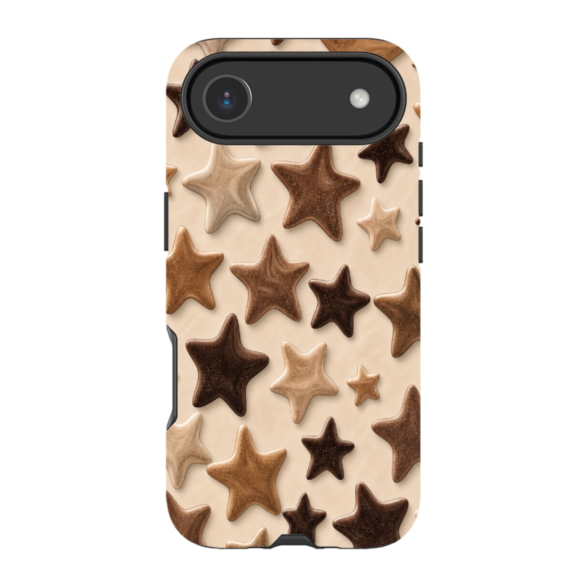 iPhone Tough Case - Brown Star