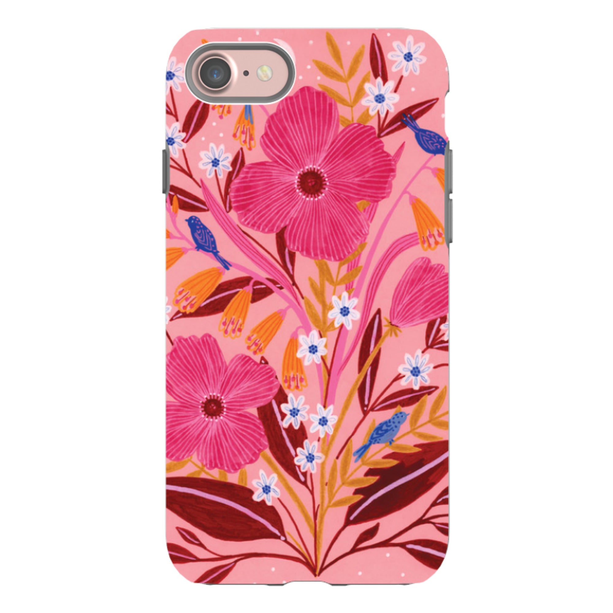 iPhone Tough Case - Flowers By Lee Foster Wilson