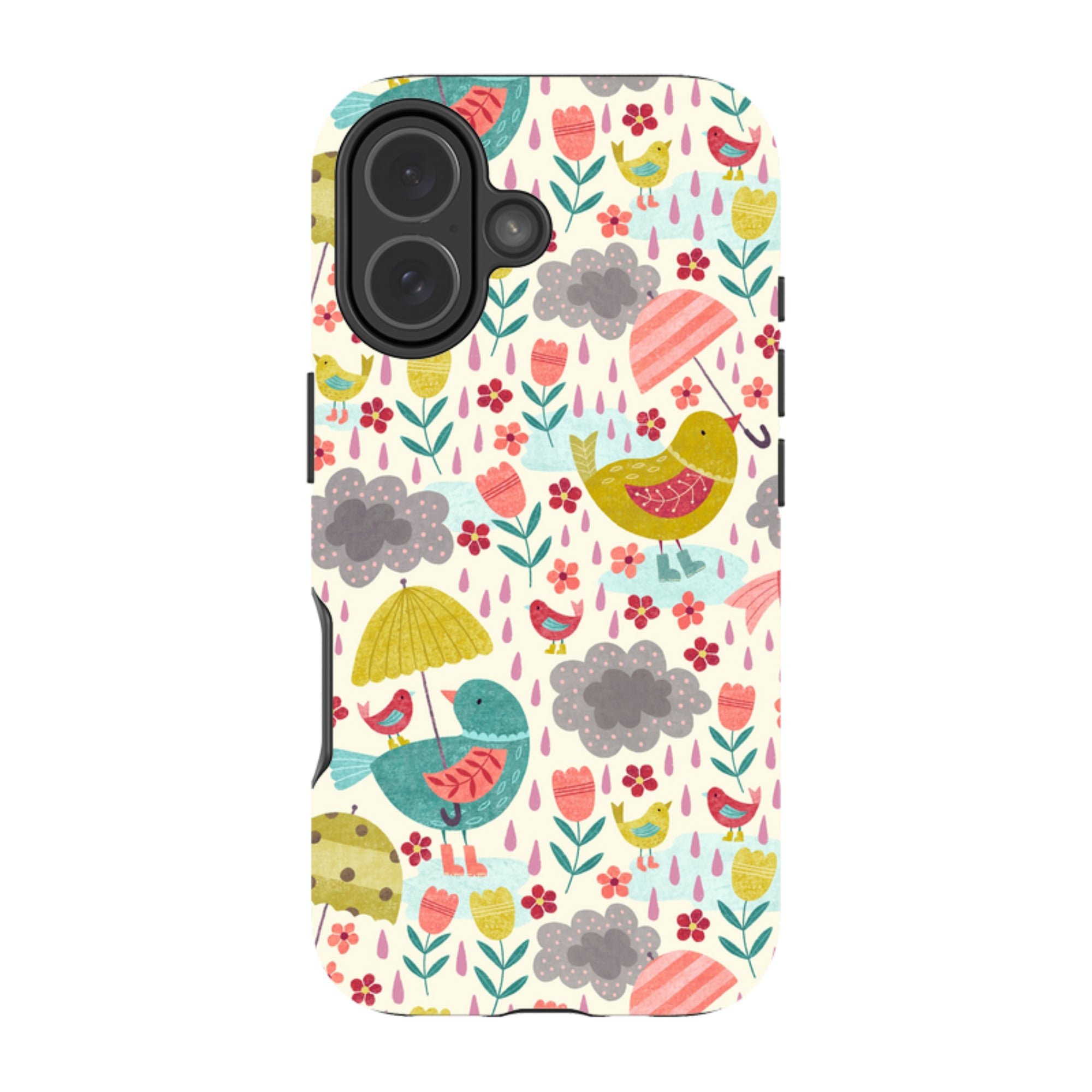 iPhone Tough Case - Rain Birds By Suzy Taylor
