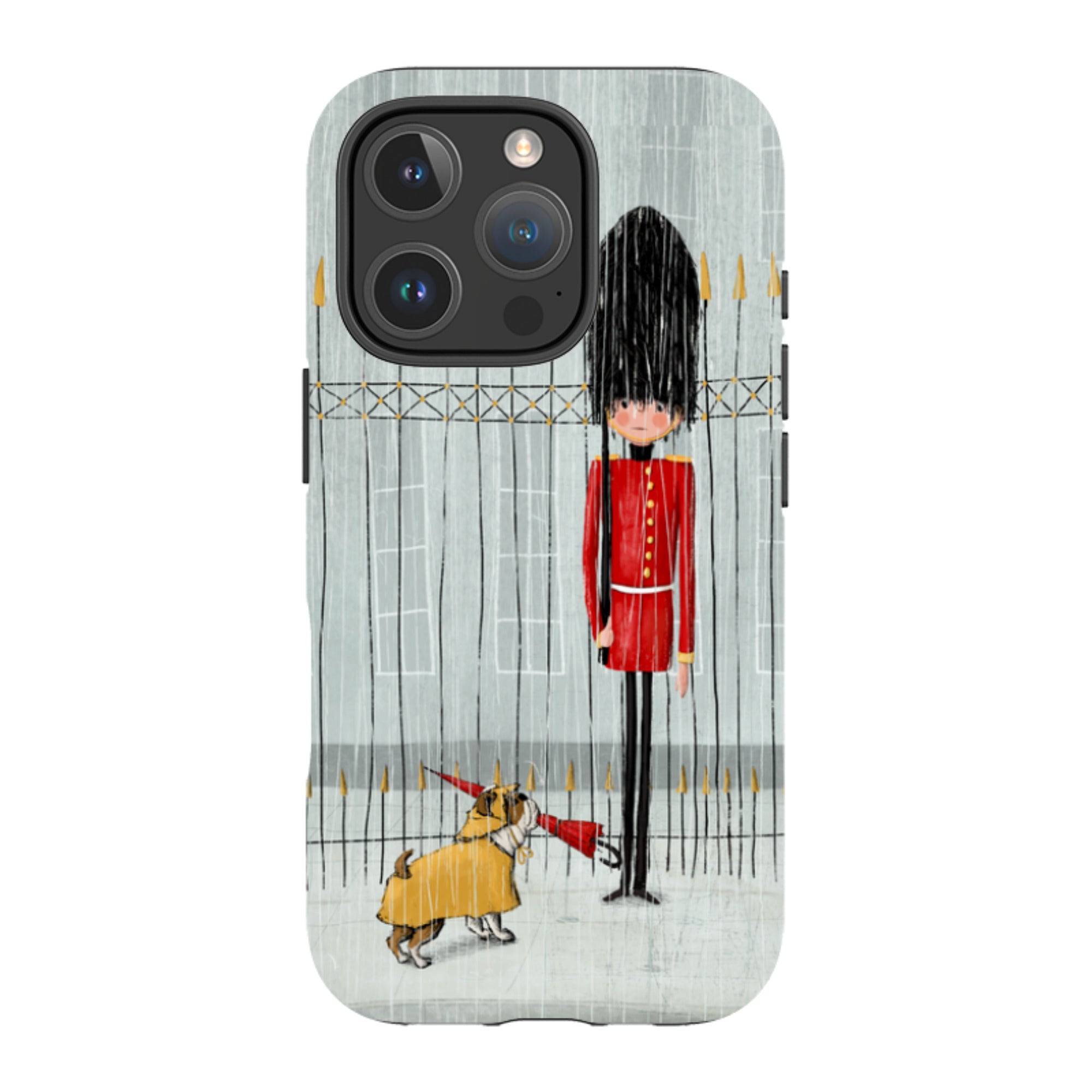 iPhone Tough Case - London In Rain By Maja Lindberg