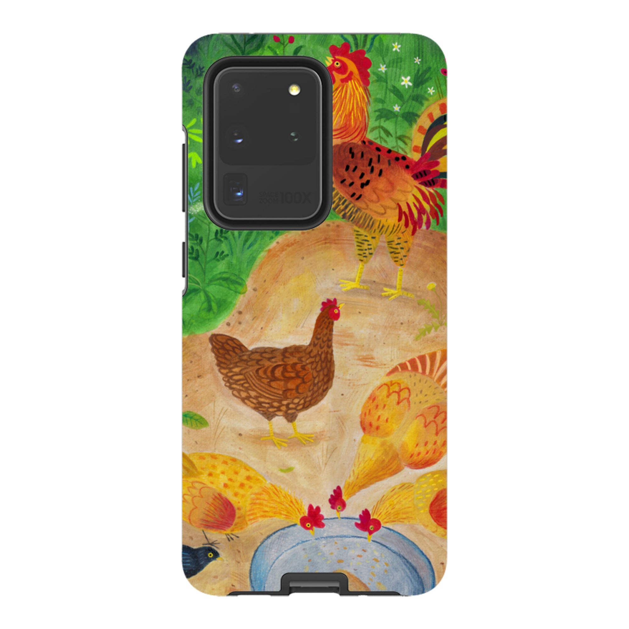 Samsung Tough Case - Chickens By Bex Parkin