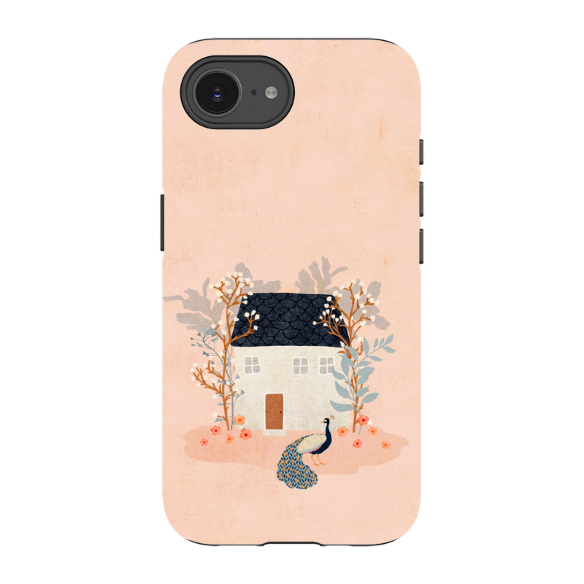 iPhone Tough Case - Home Pink By Katherine Quinn