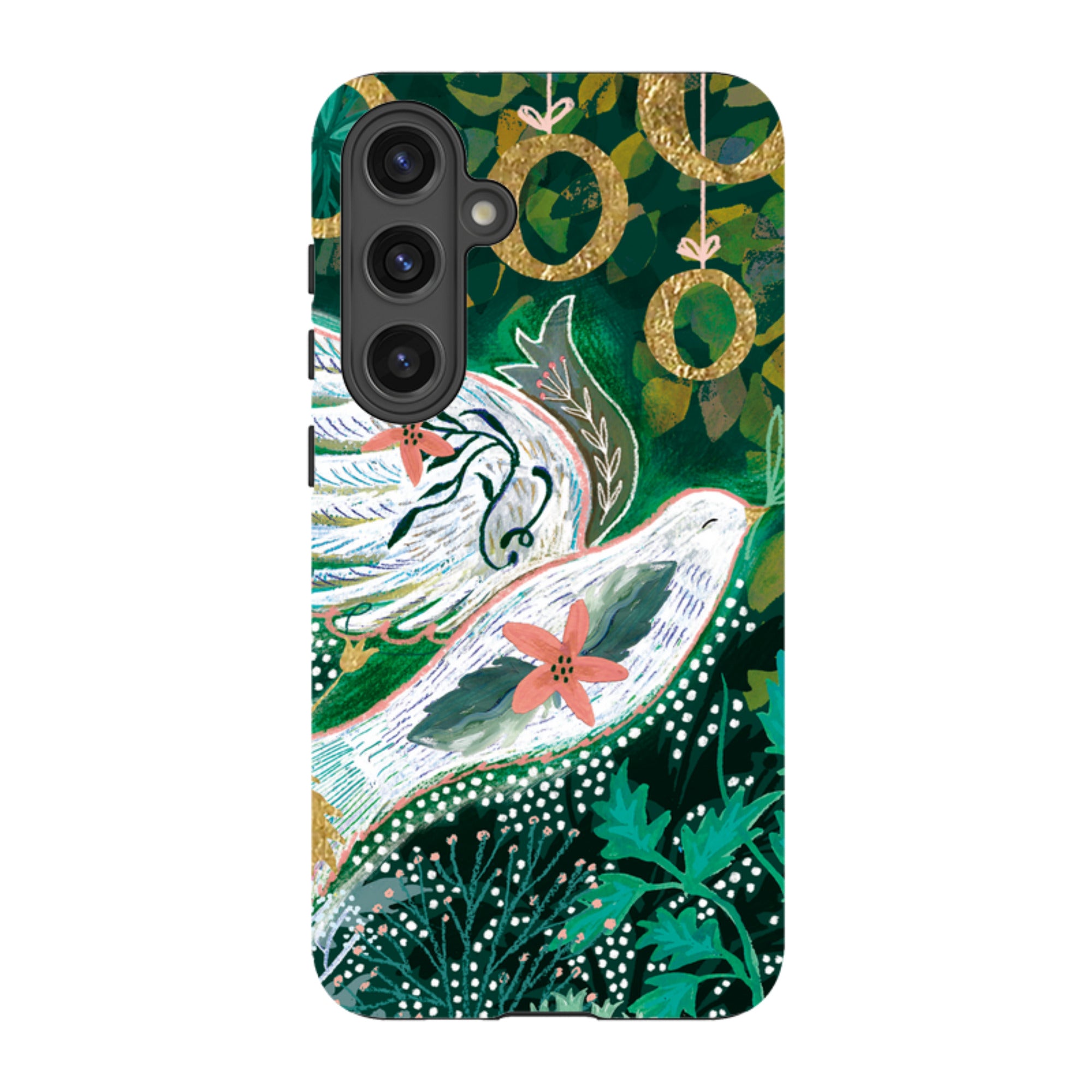 Samsung Tough Case - Gold Rings By Emma Frances Grant