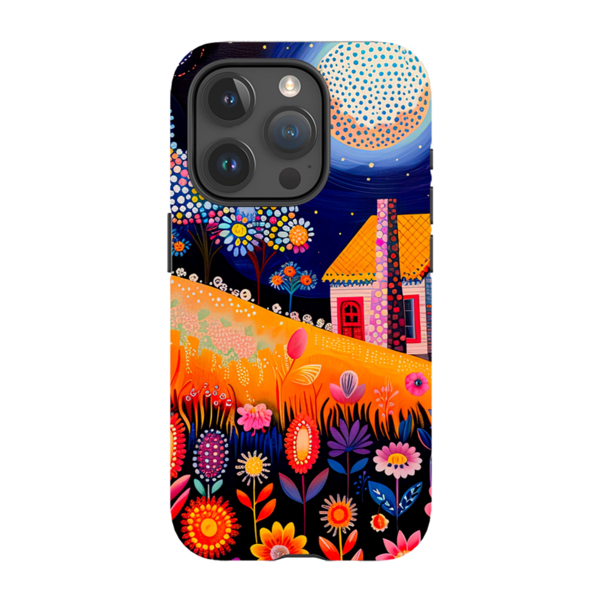 iPhone Case - Folk Art House I