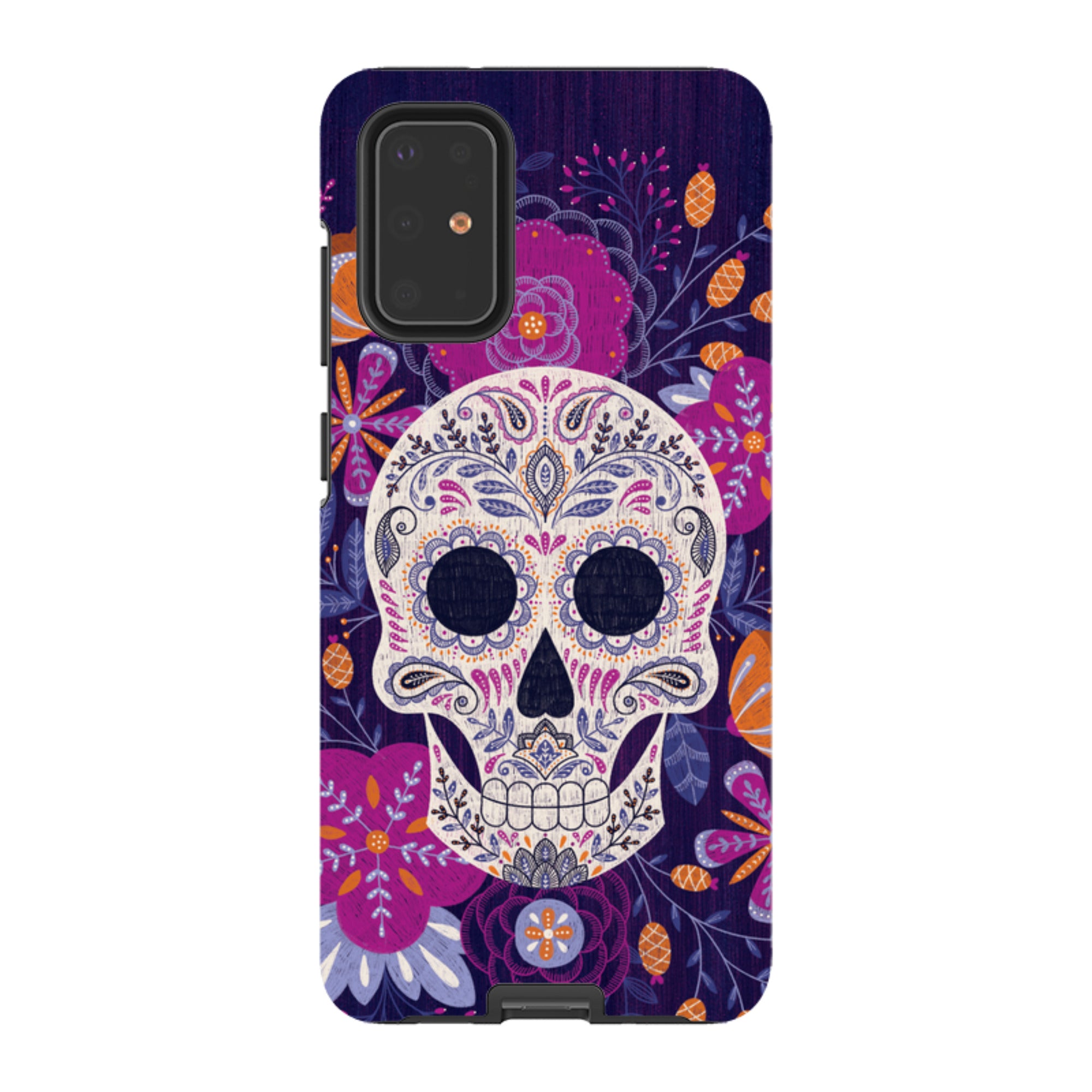Samsung Tough Case - Sugar Skull By Jenny Zemanek