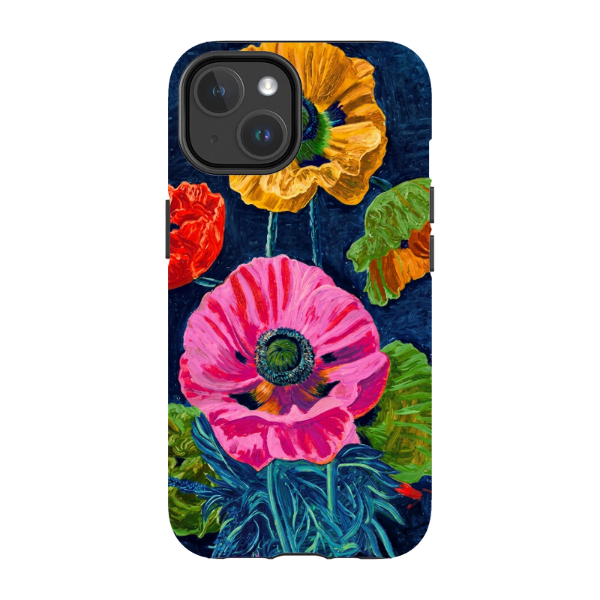 iPhone MagSafe Tough Case - Kisling Poppy Blue