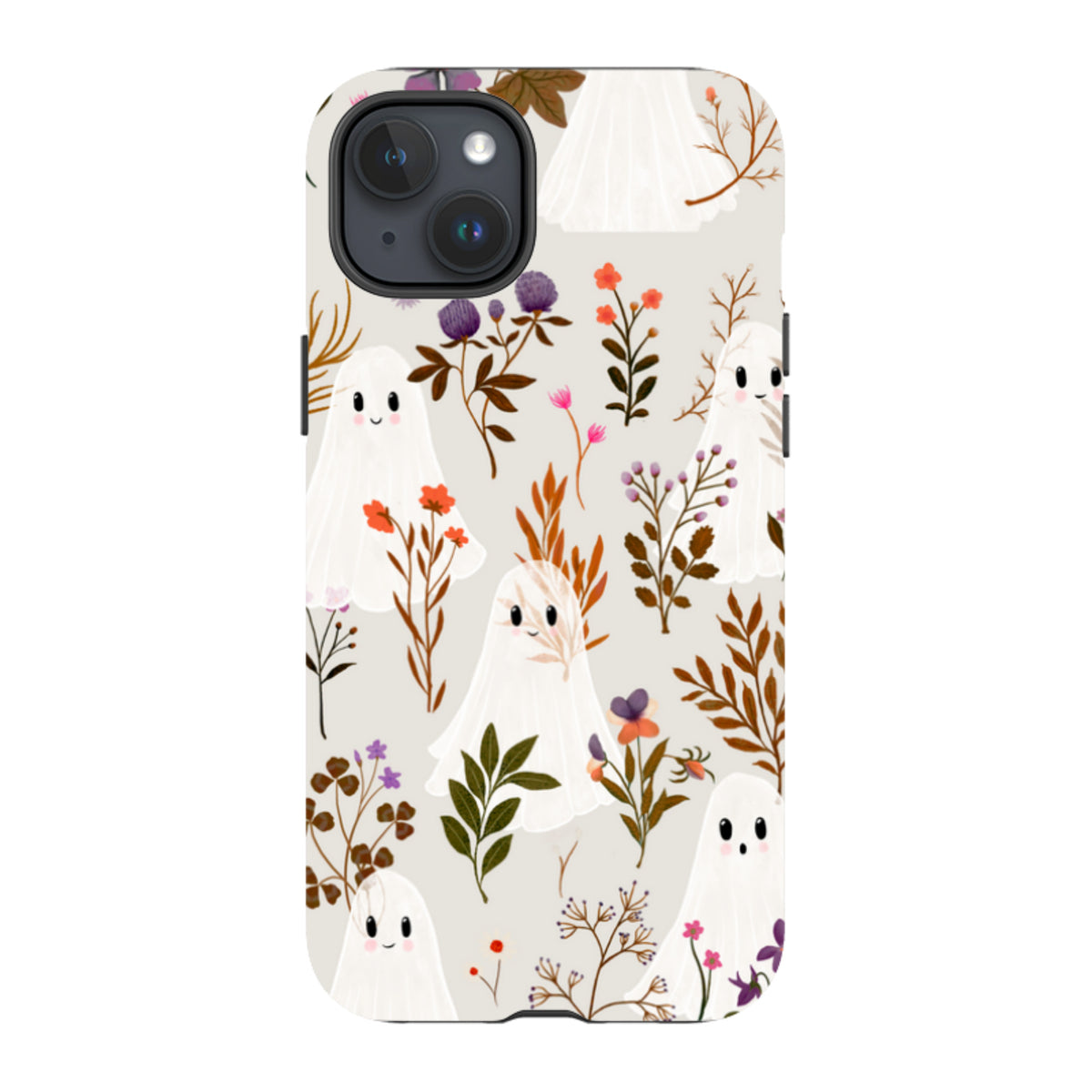iPhone Tough Case - Ghost in the Garden - Stone By Katherine Quinn