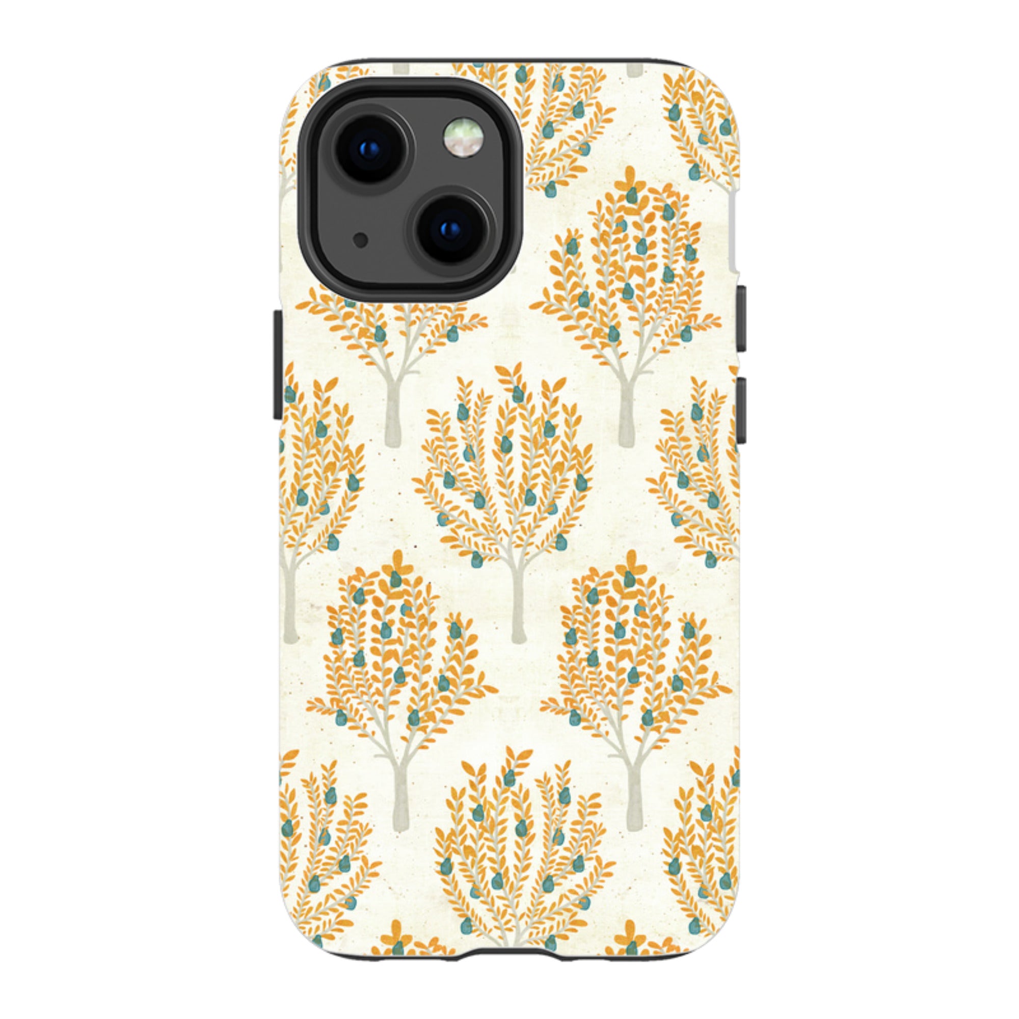 iPhone Tough Case - Pear Trees Cream By Katherine Quinn