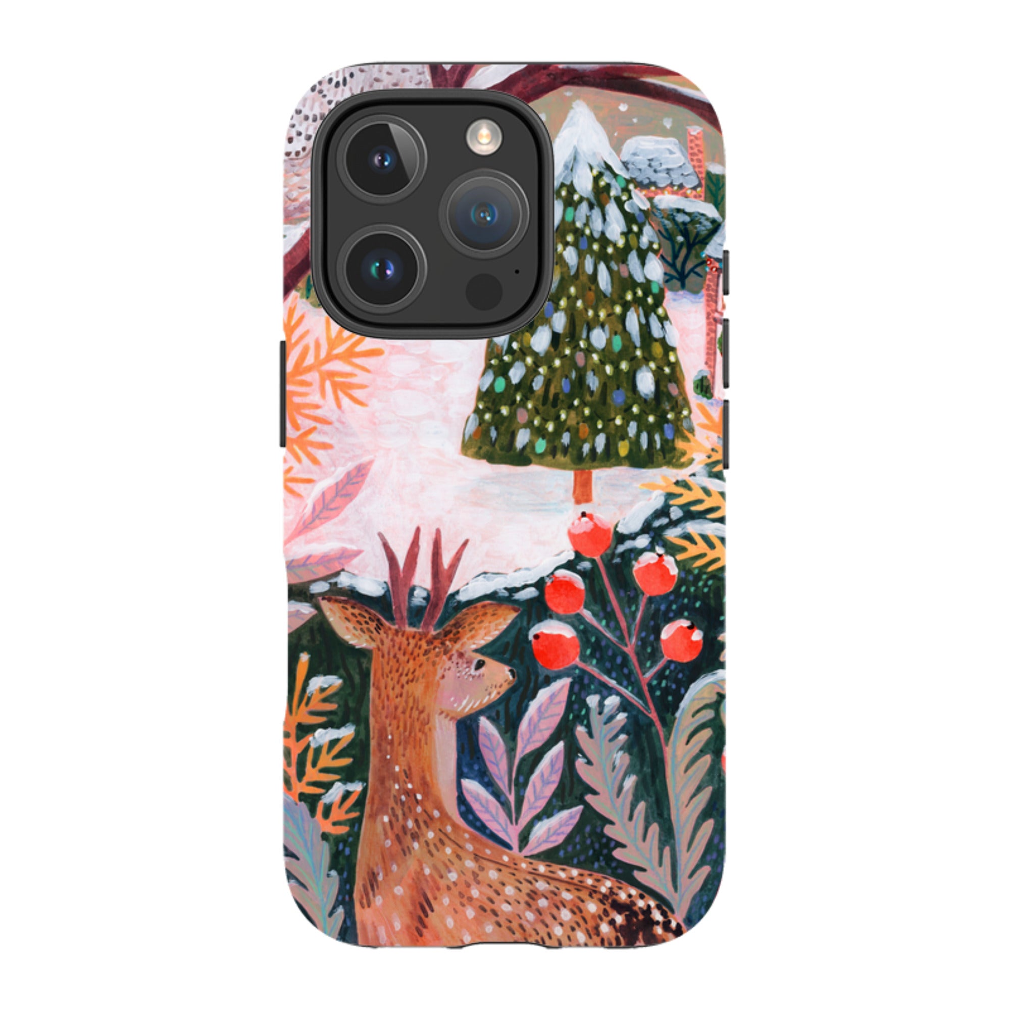 iPhone Tough Case - Deer By Lee Foster Wilson