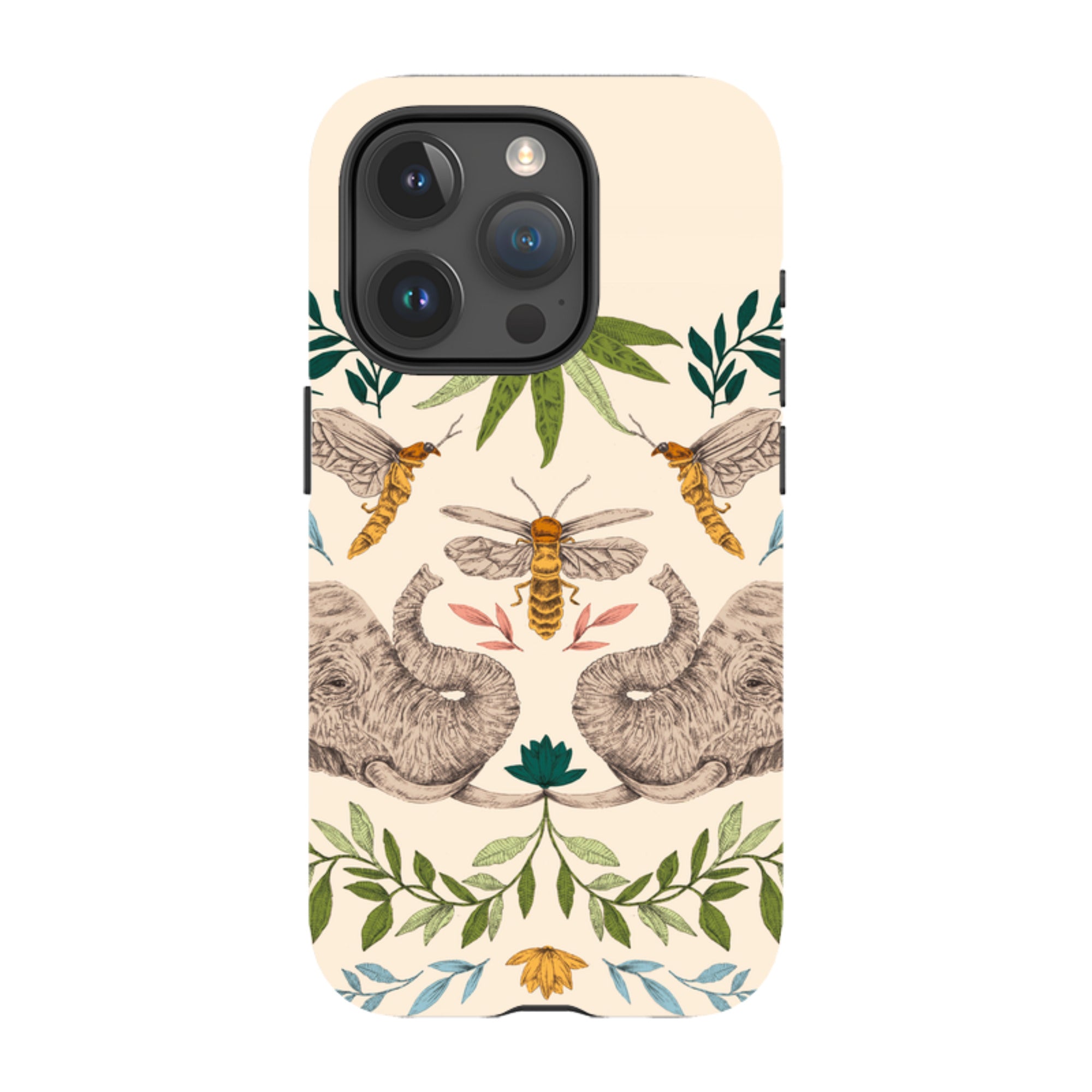 iPhone MagSafe Tough Case -  Elephant Firefly By Jade Mosinski