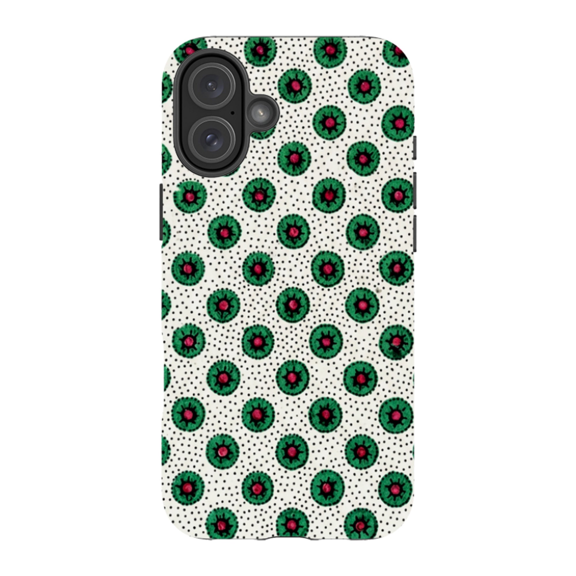 iPhone Tough Case - Green Medallion