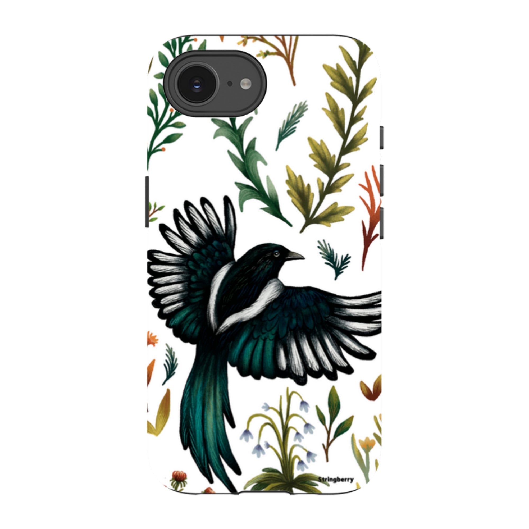 iPhone Tough Case - Magpie By Anna Stead