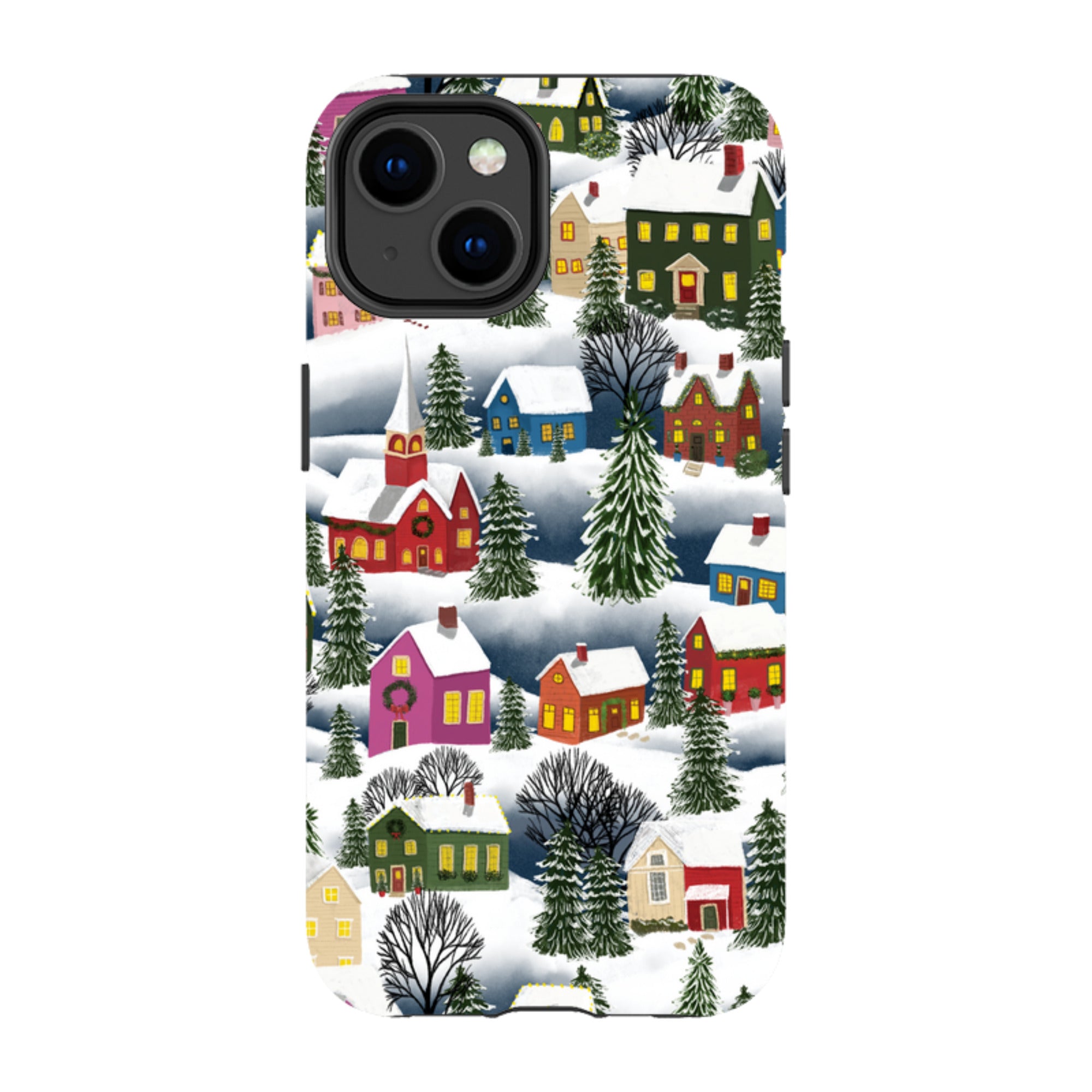 iPhone Tough Case - Advent Street Town By Abby Jacobs