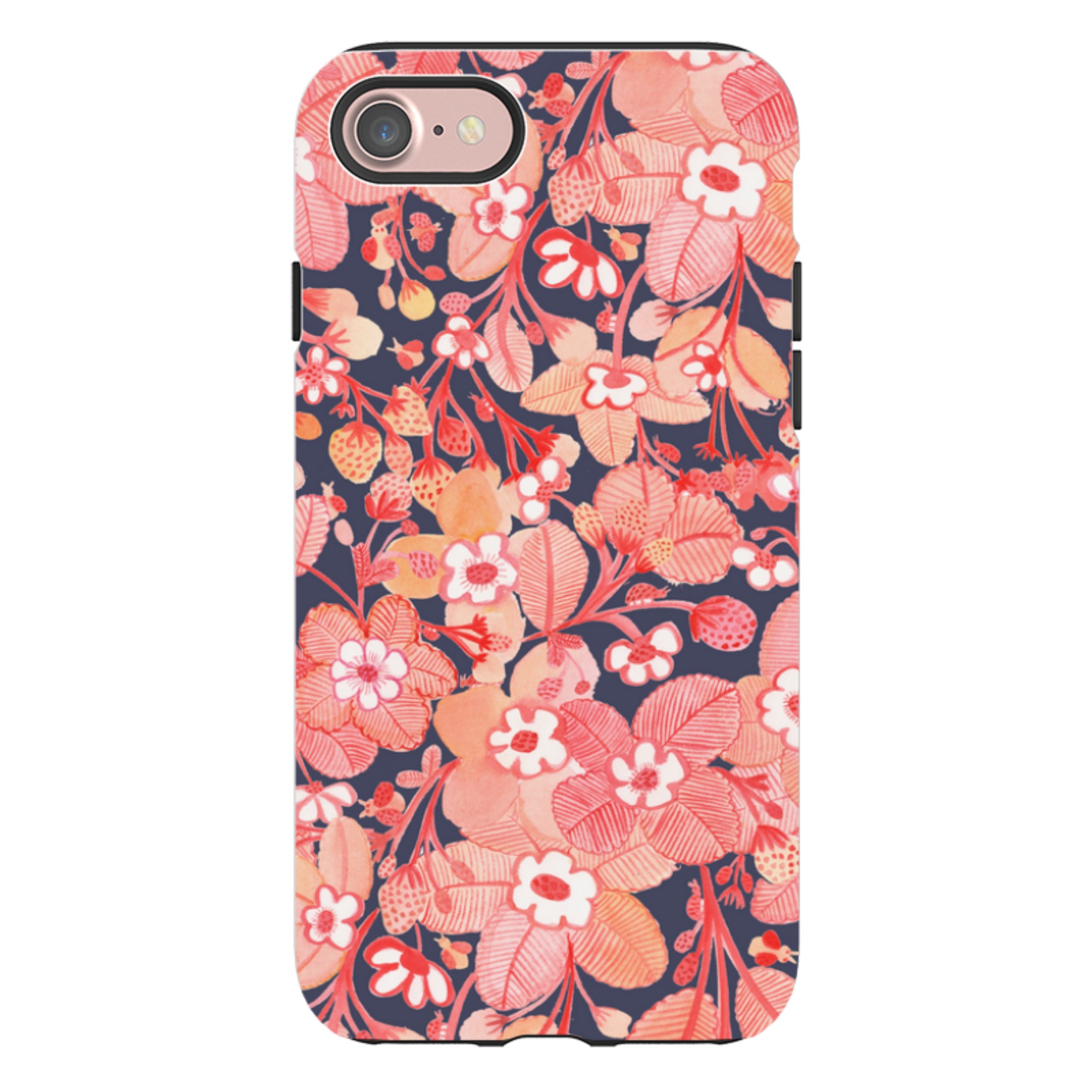 iPhone Tough Case - Strawberry Poem By Gabriela Larios