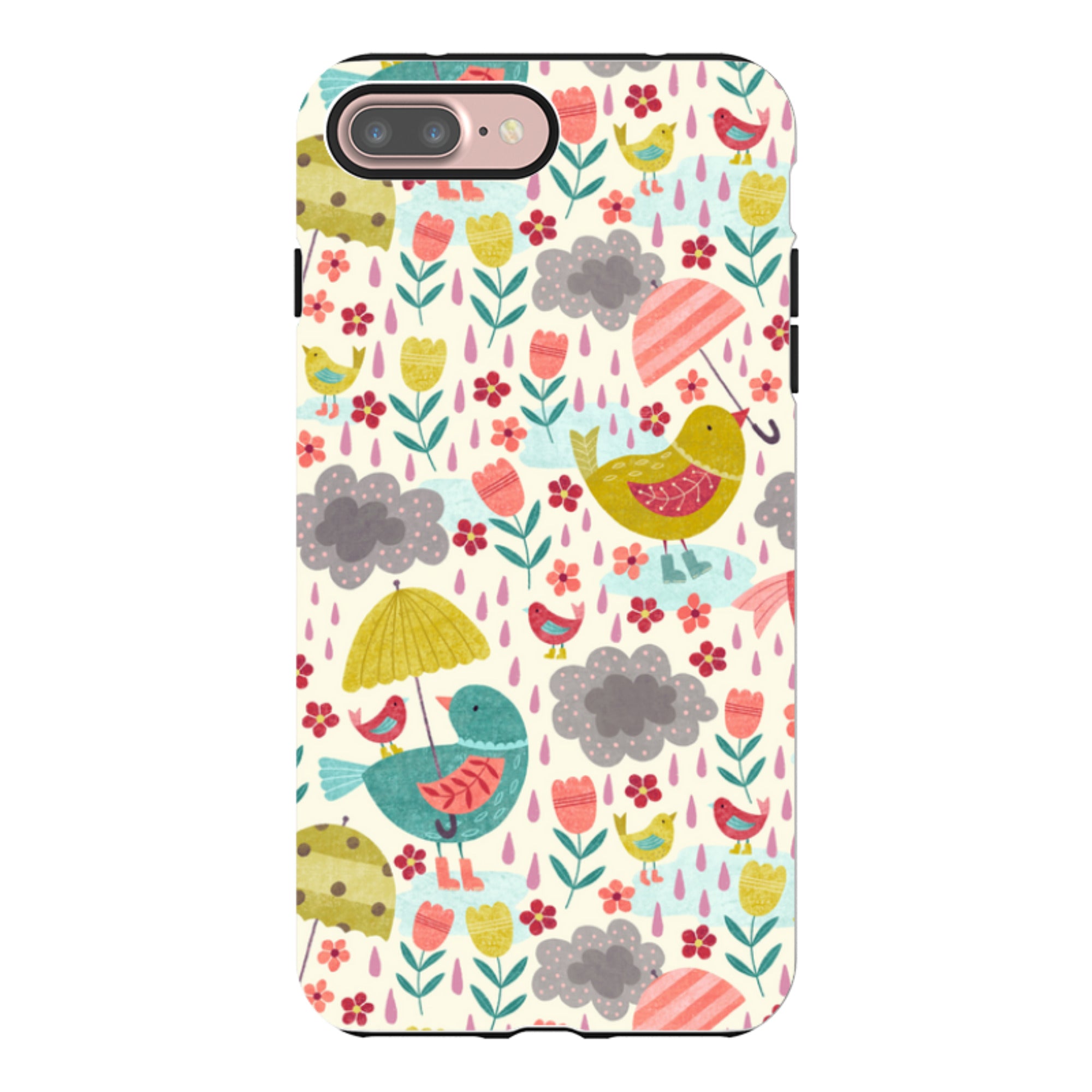 iPhone Tough Case - Rain Birds By Suzy Taylor