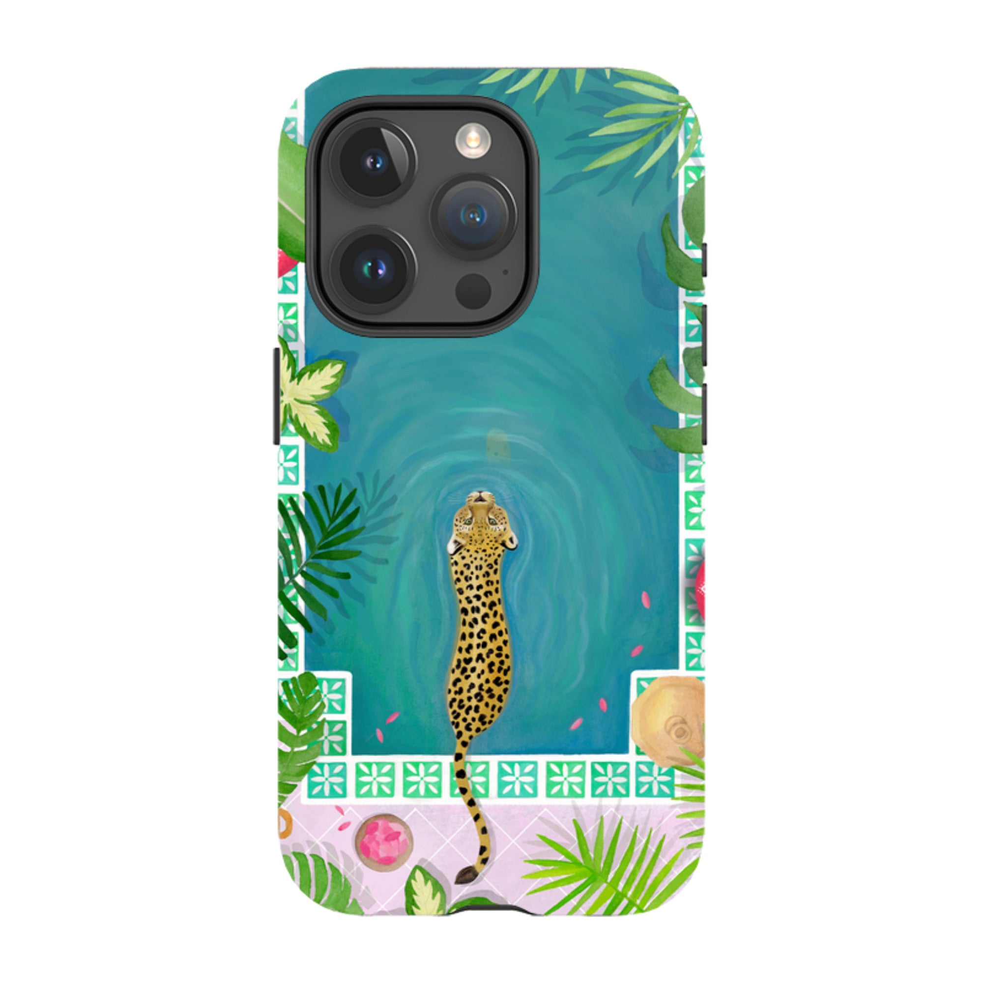 iPhone Case - Morocco Pool Leopard By Bex Parkin