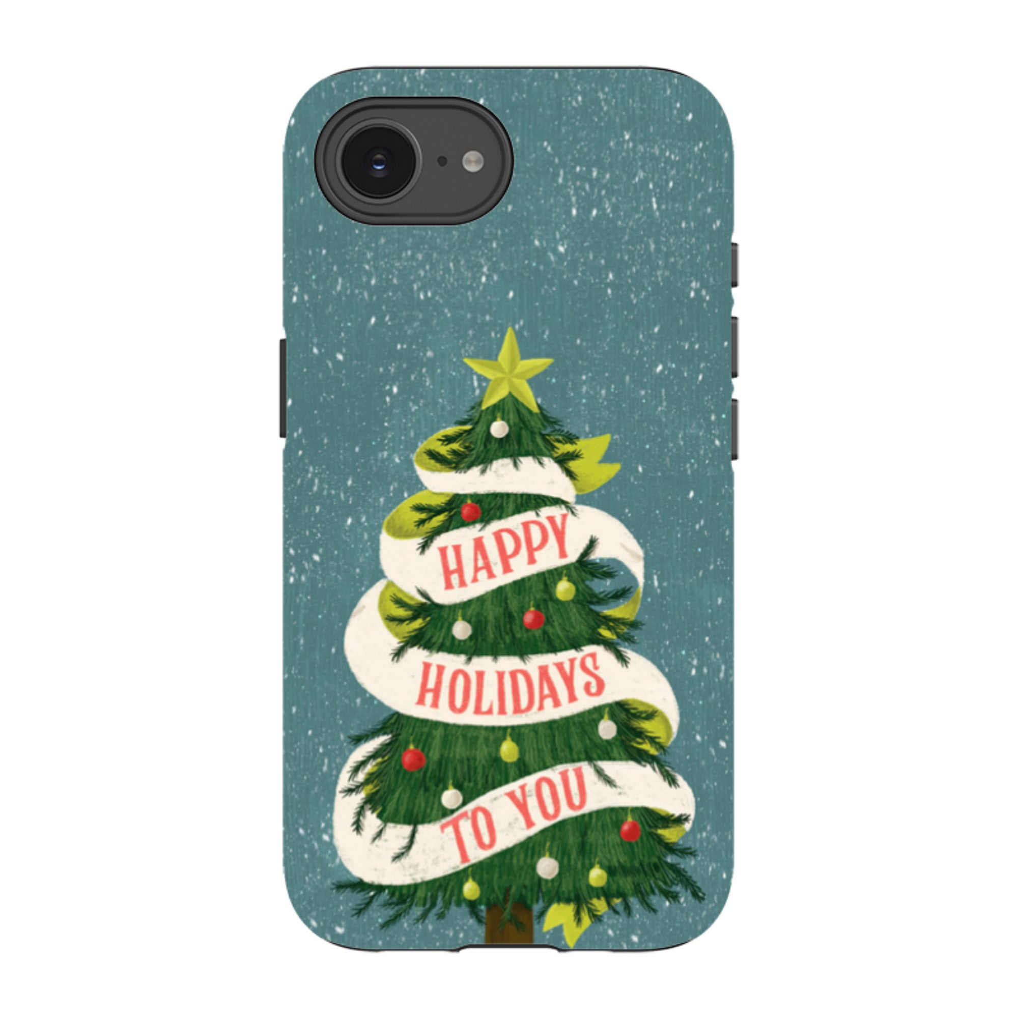 iPhone Tough Case - Happy Holidays By Abby Jacobs