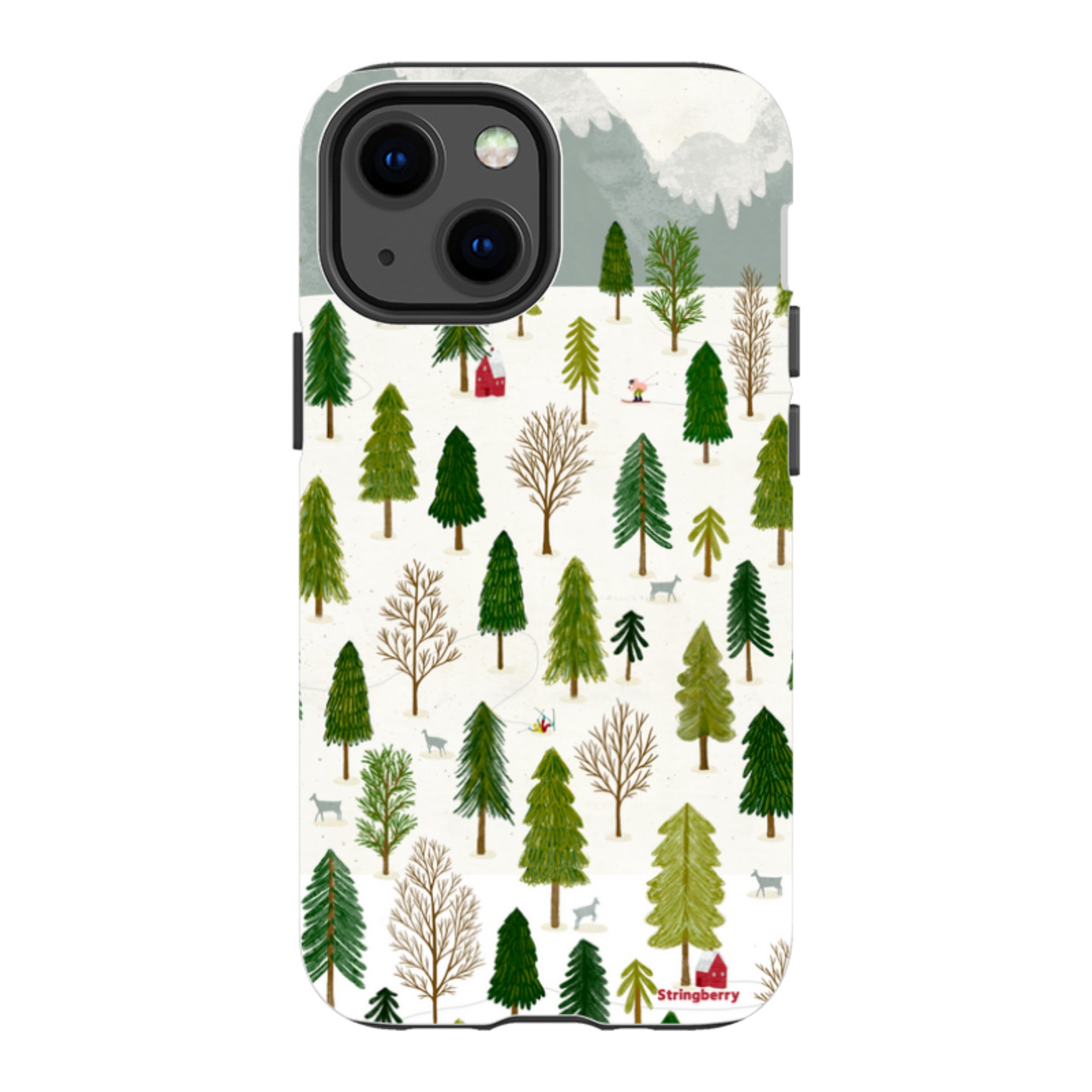 iPhone Tough Case - Winter Landscape III By Katherine Quinn