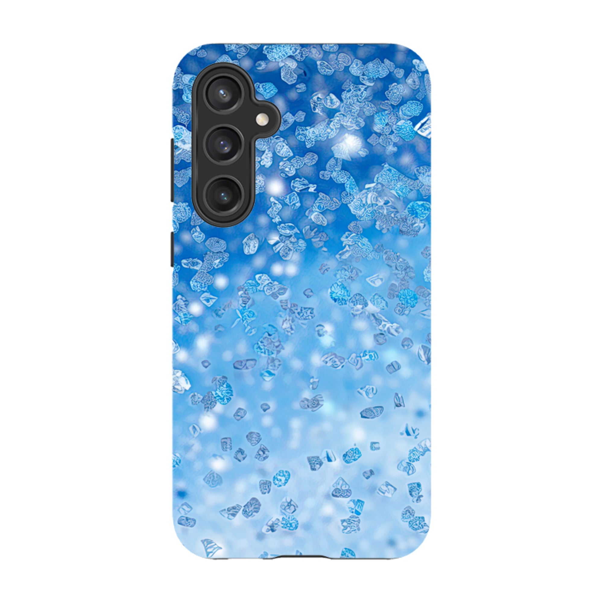 Samsung Tough Case - Blue Glitter (Case Does Not Glitter)