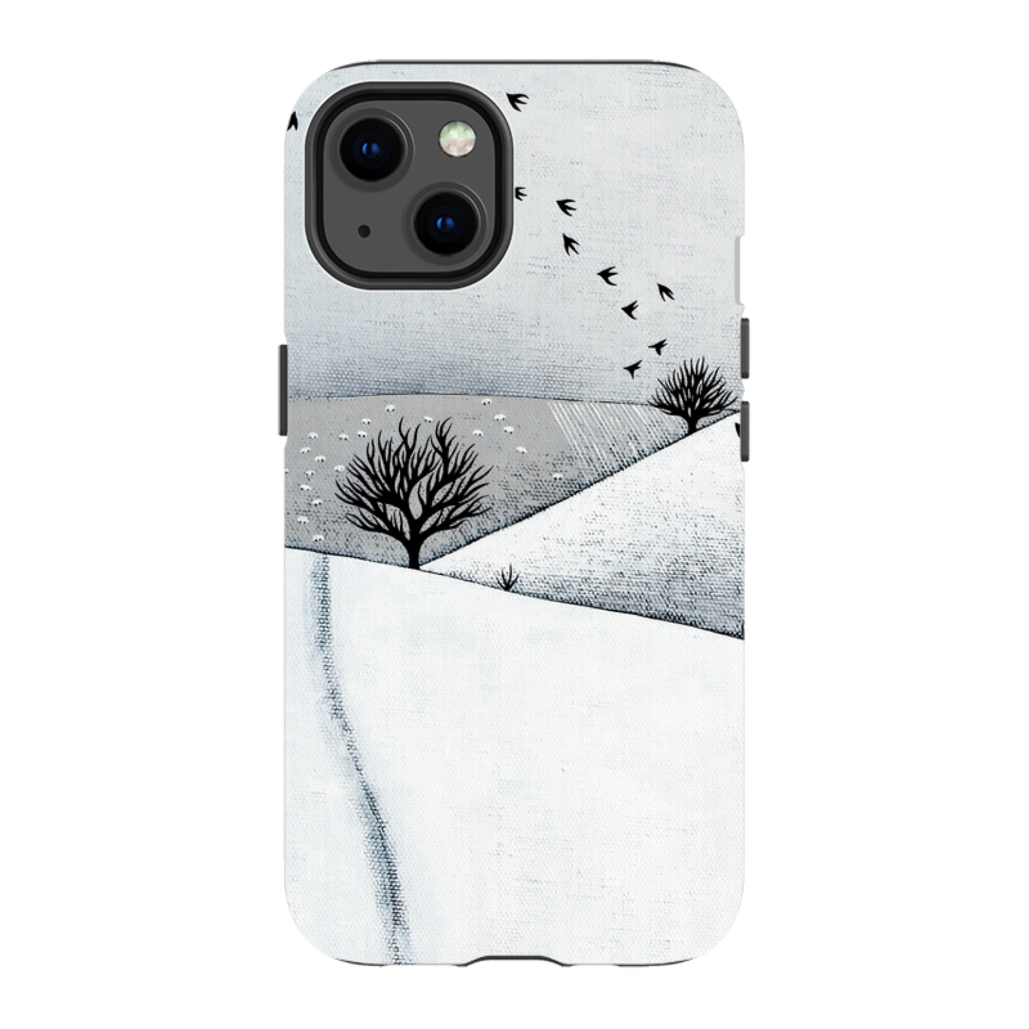 iPhone MagSafe Tough Case -  Snowy Landscape By Natasha Newton