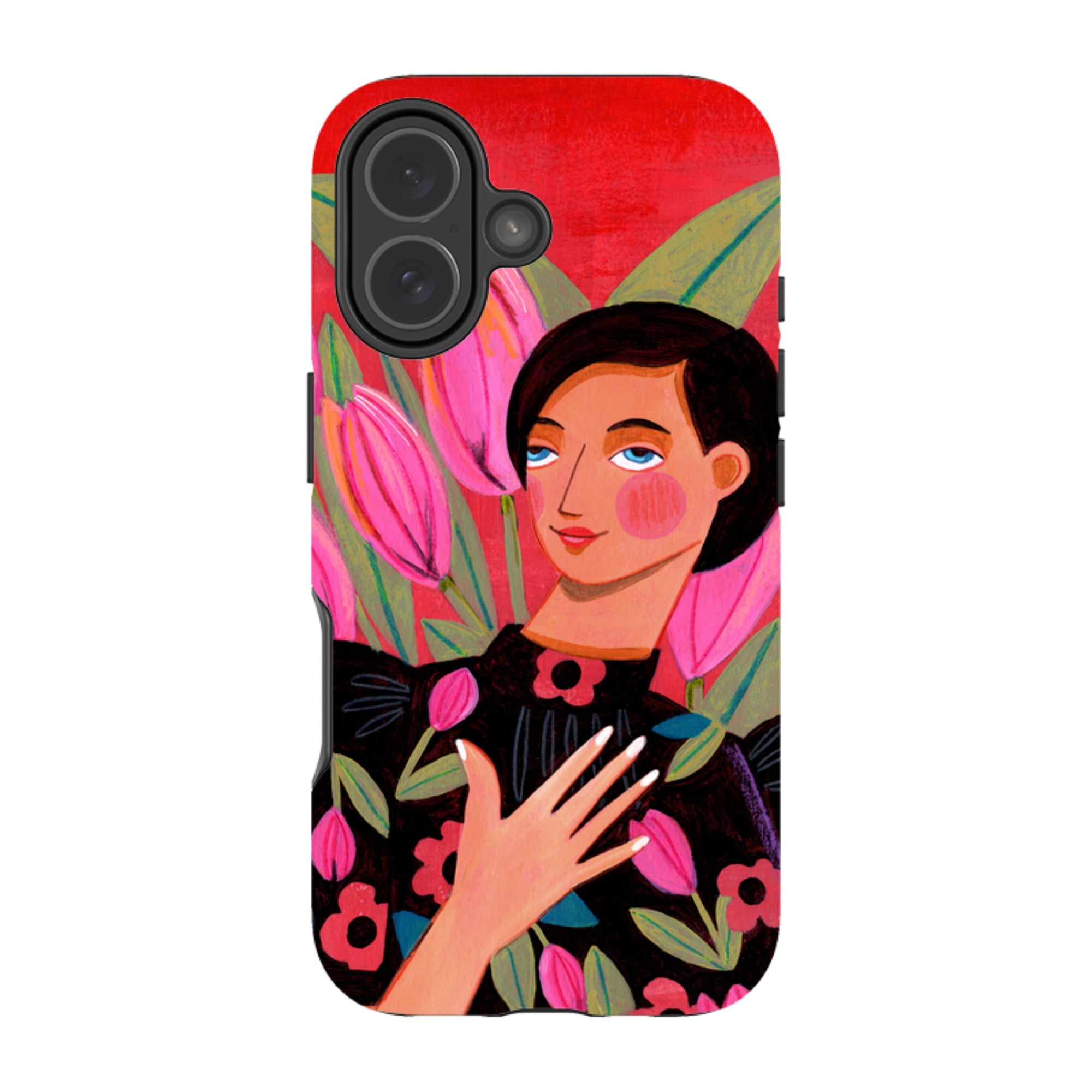 iPhone MagSafe Tough Case -  Tulip Woman By Caroline Bonne Muller