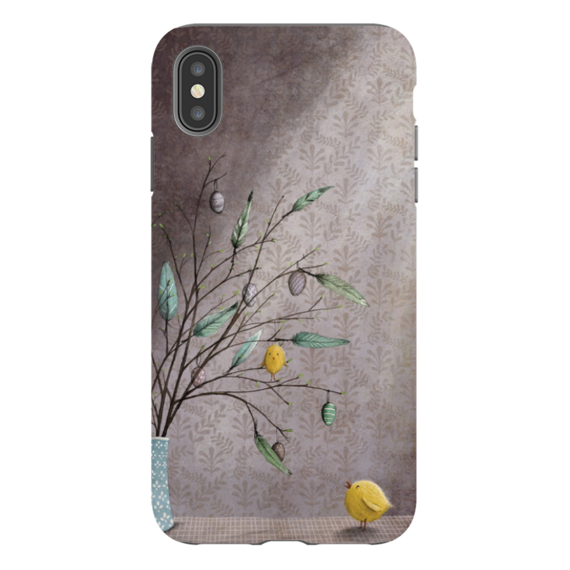 iPhone Tough Case - Bird Bouquet By Maja Lindberg