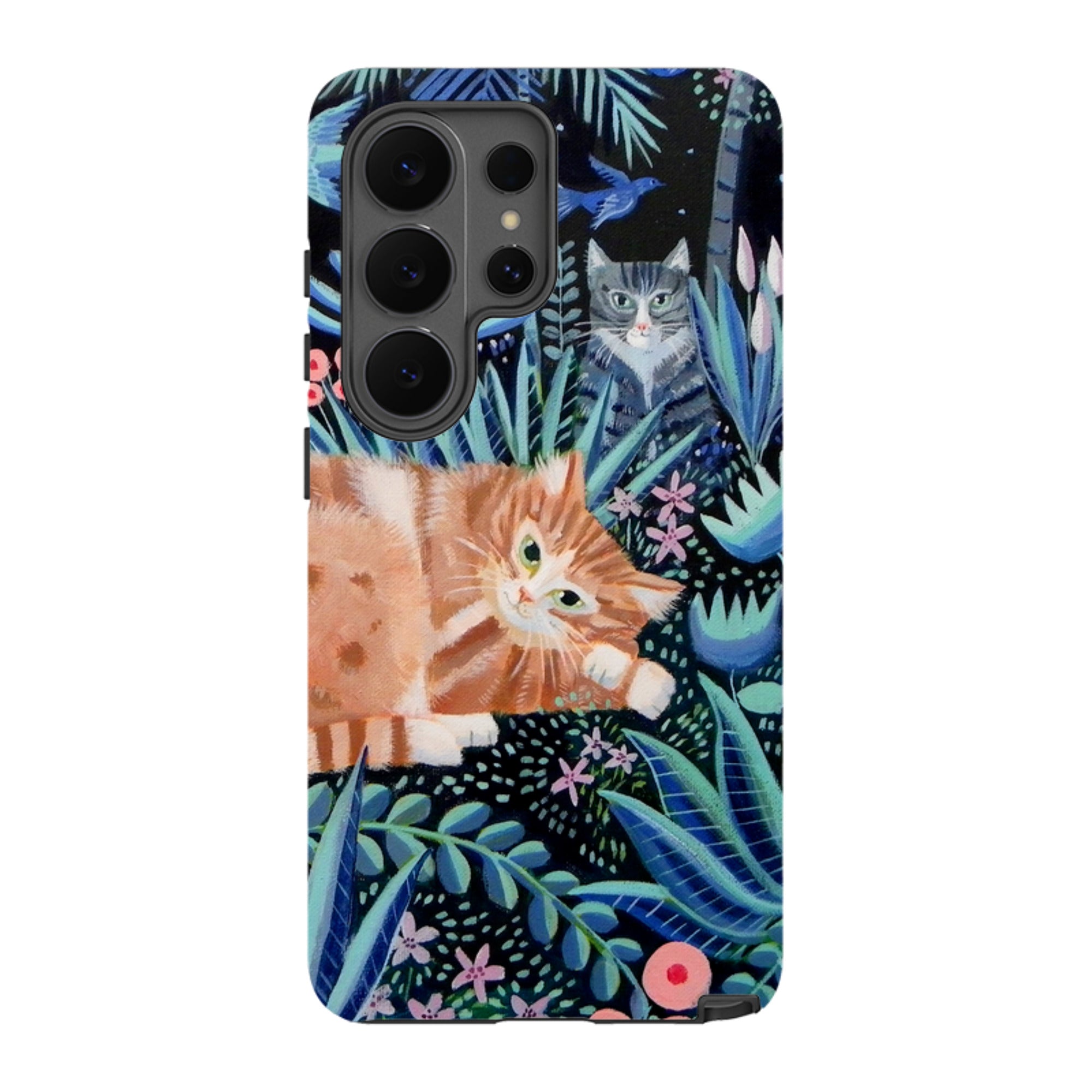 Samsung Tough Case - Night Cats By Mary Stubberfield