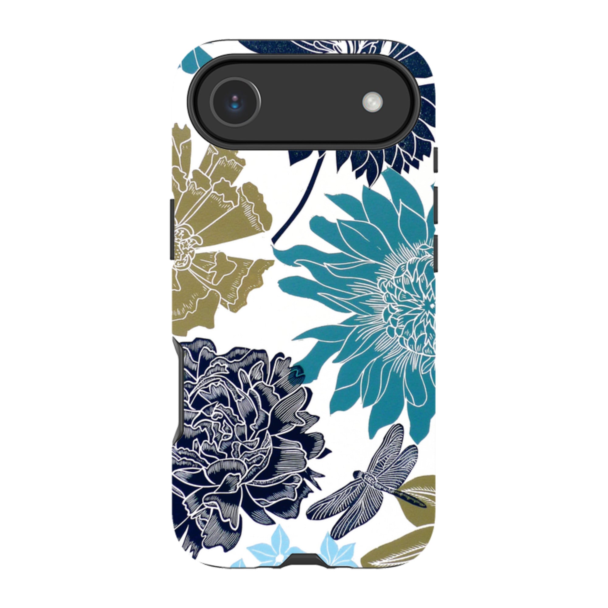 iPhone Tough Case - Cottage Garden Drangonfly By Kate Heiss