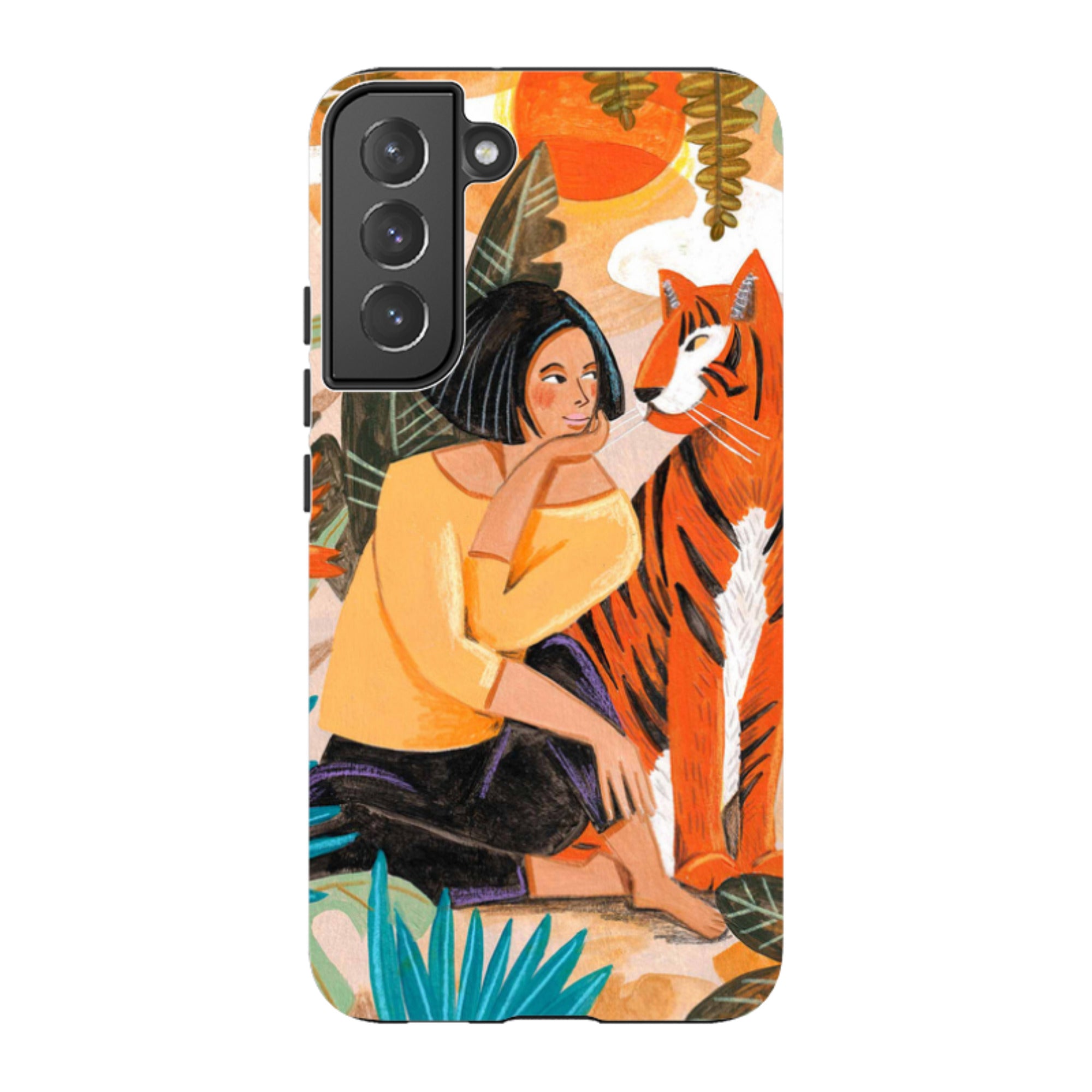 Samsung Tough Case - Hello Tiger By Caroline Bonne Muller