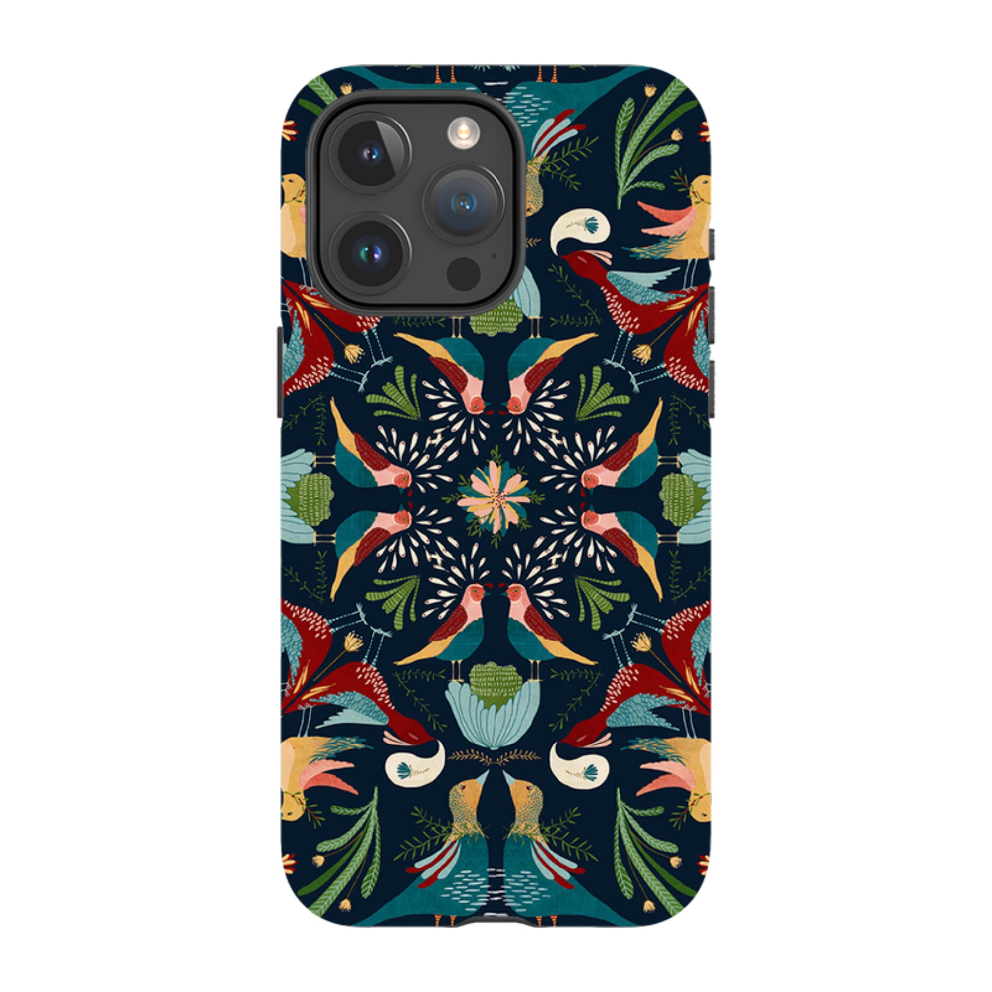 iPhone MagSafe Tough Case - Navy Hanky By Katherine Quinn