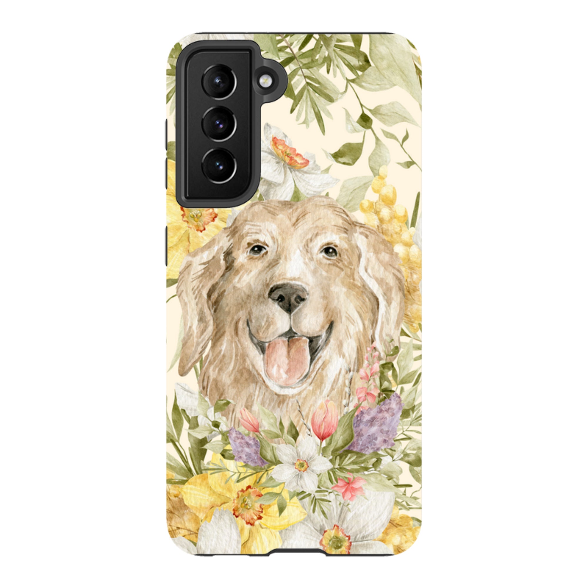 Samsung Tough Case - Floral Dog
