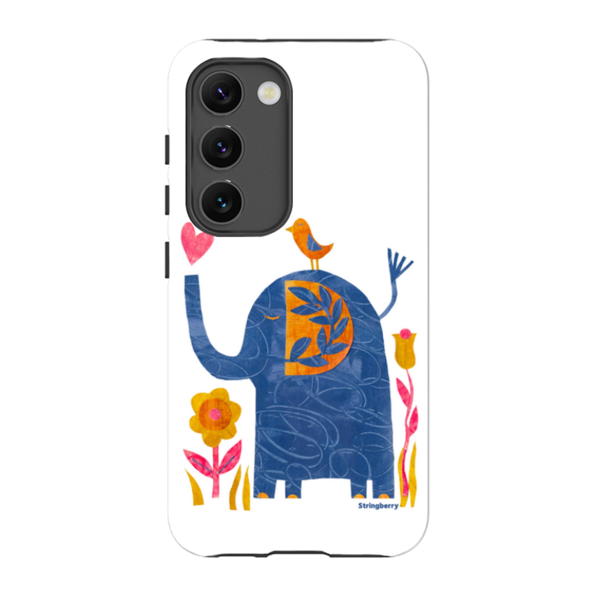 Samsung Tough Case - Elephant In Love By Tracey English