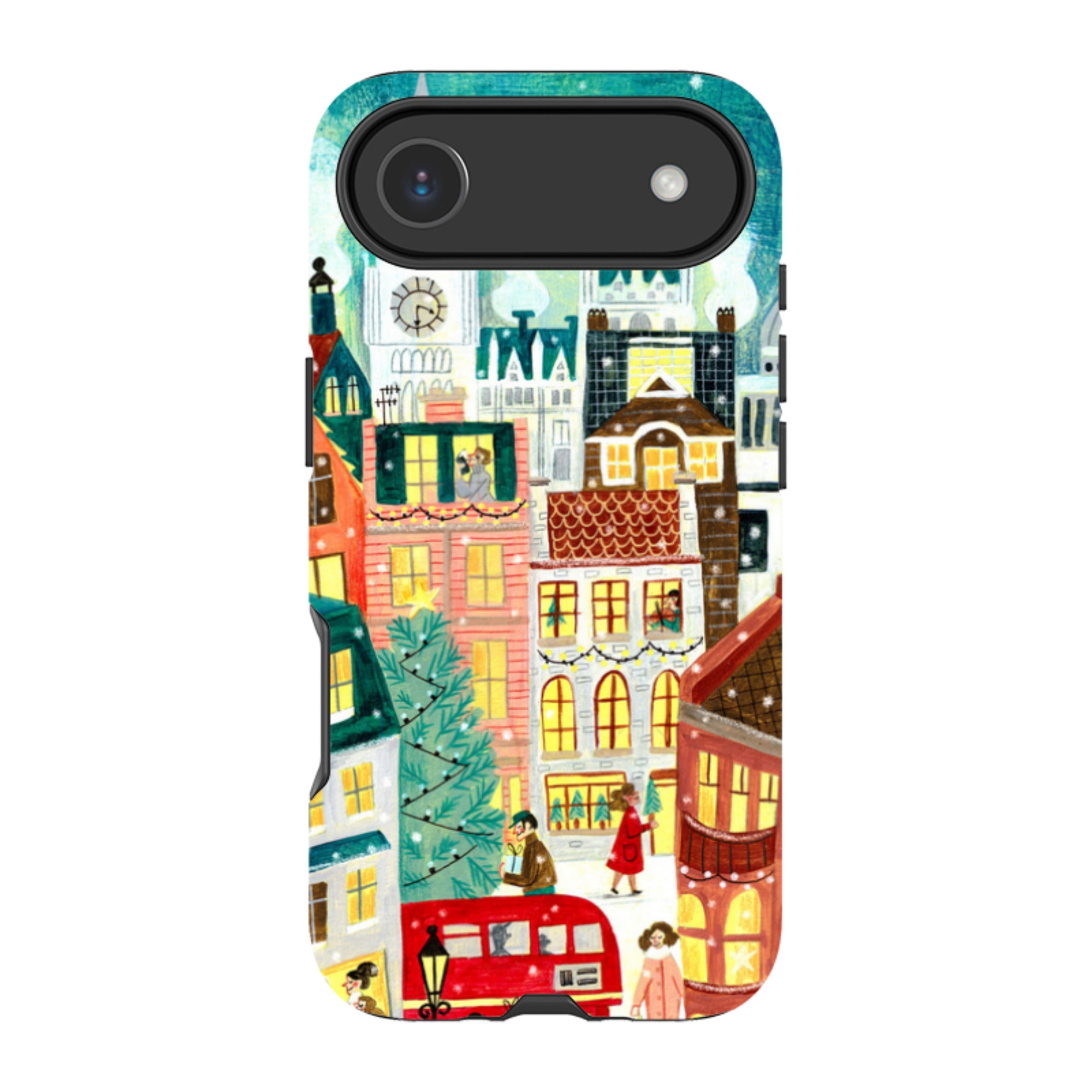 iPhone Tough Case - Xmas In London By Caroline Bonne Muller