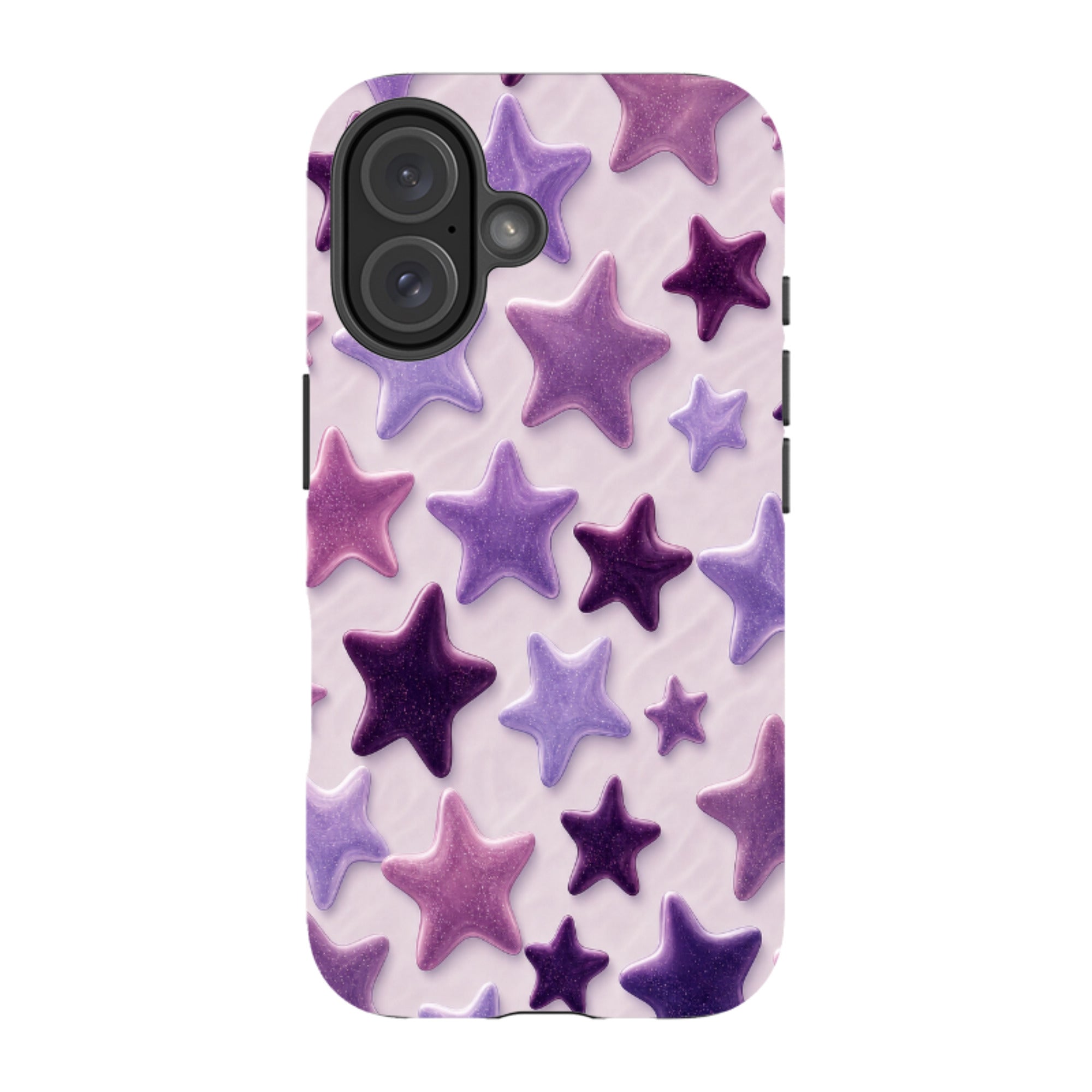 iPhone Tough Case - Lavender Purple Star