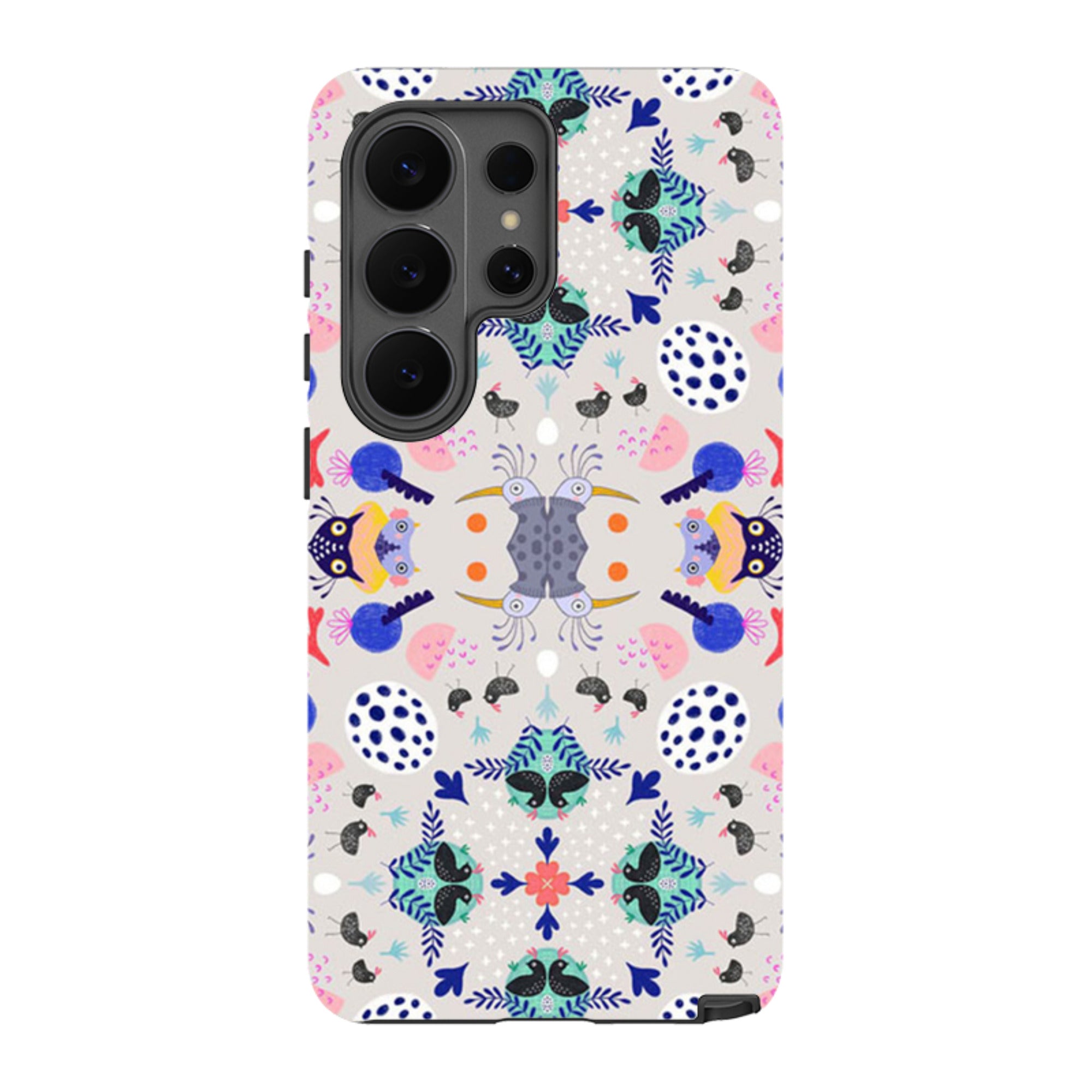 Samsung Tough Case - Crazybird Pattern By Mia Underwood