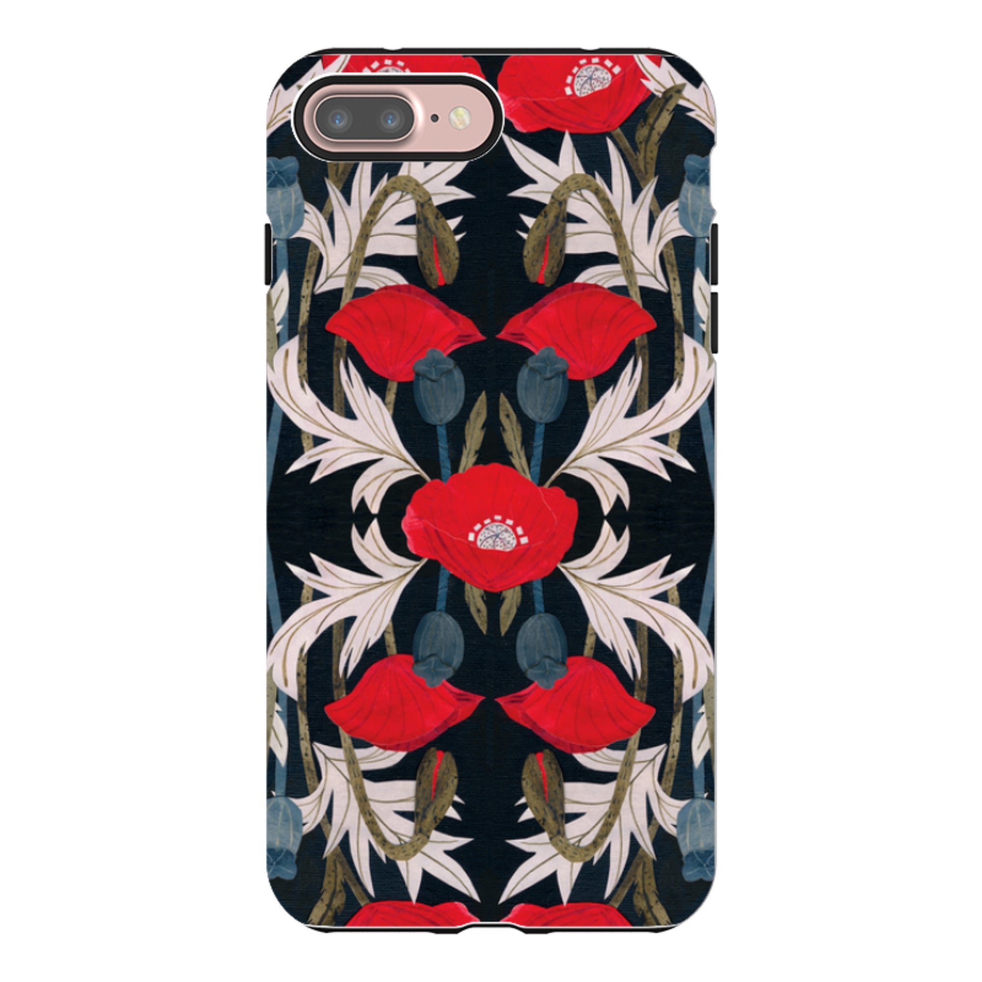 iPhone Tough Case - Poppy By Tracey English