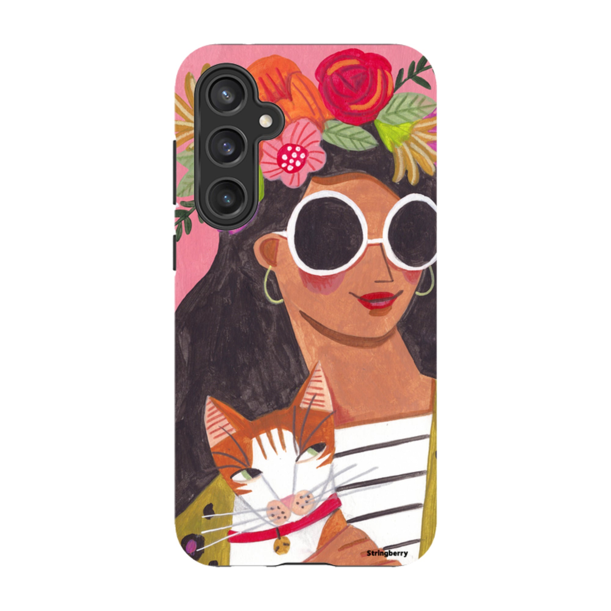 Samsung Tough Case - Woman & Cat By Caroline Bonne Muller