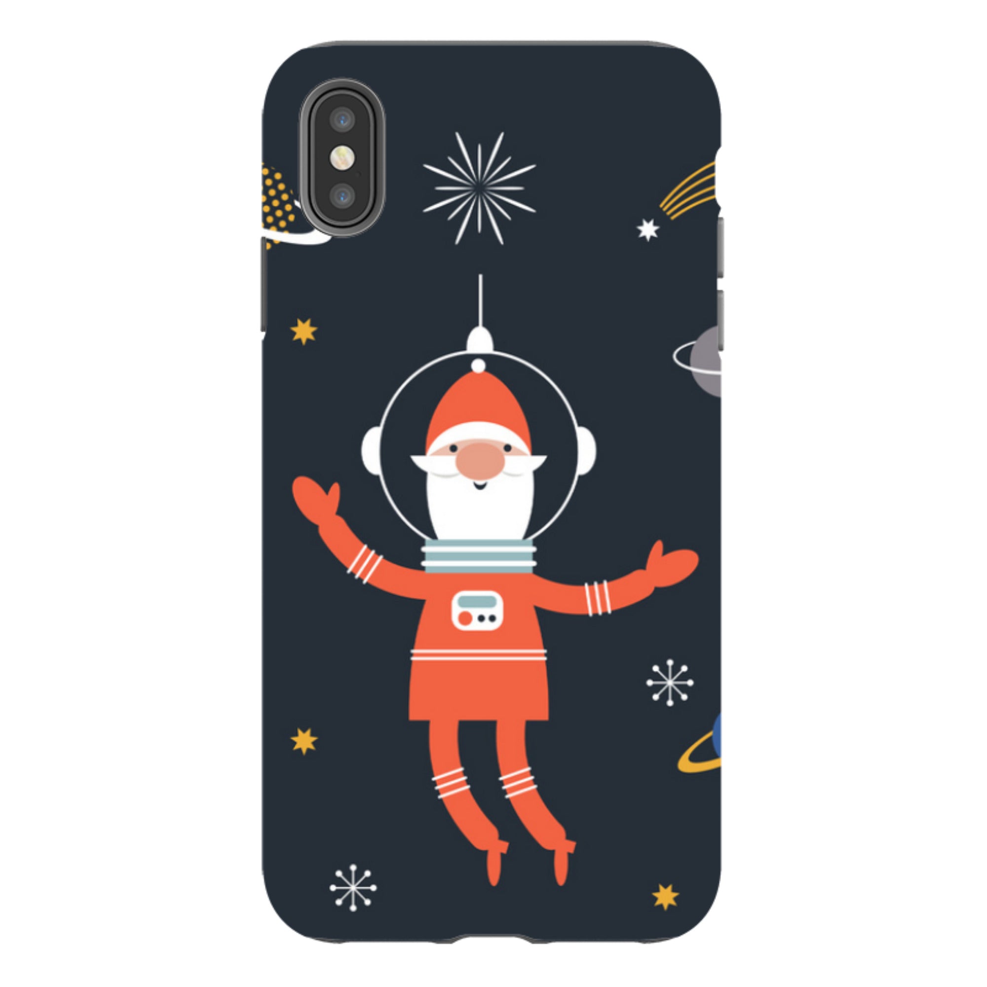 iPhone Tough Case - Cosmic Santa