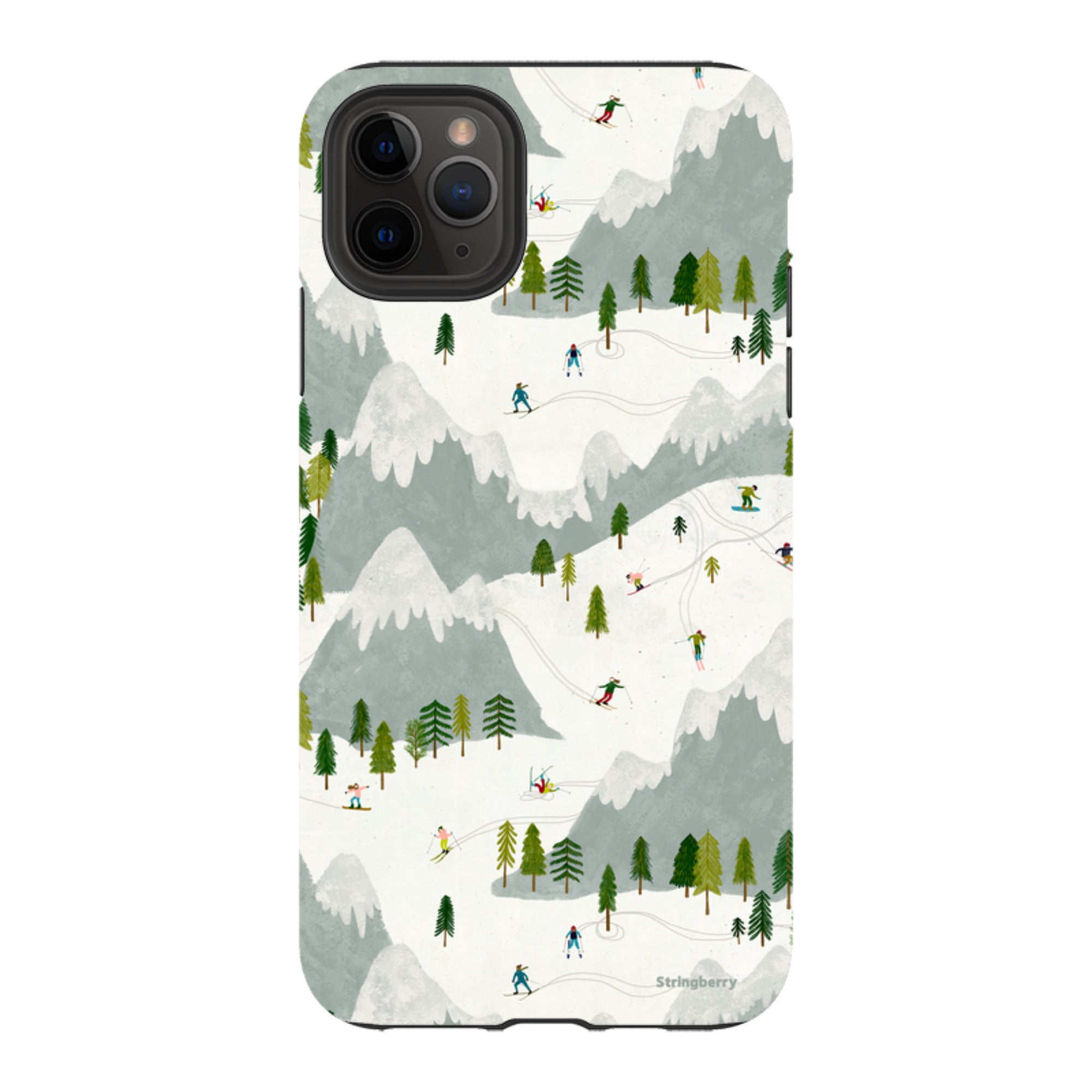 iPhone Tough Case - Winter Landscape I By Katherine Quinn