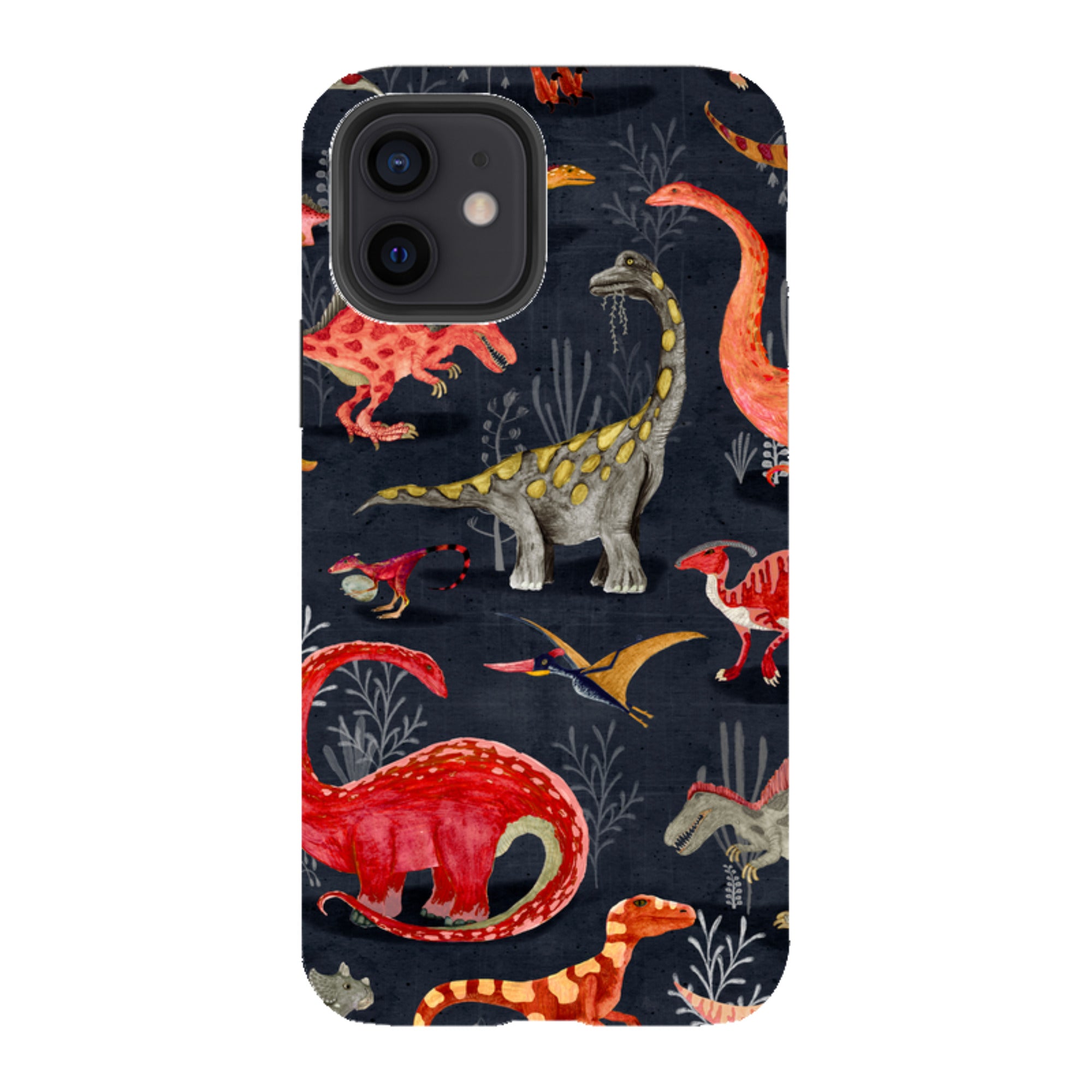iPhone Tough Case - Parisian Dinosaurs By Katherine Quinn