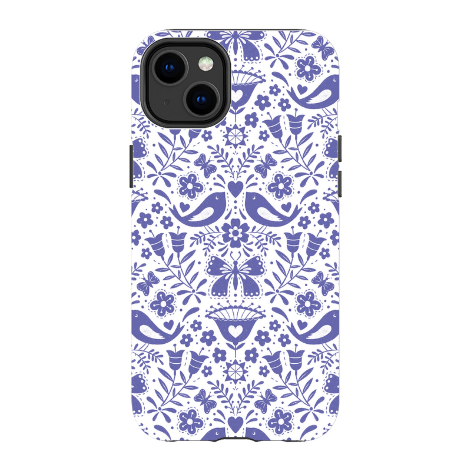 iPhone Tough Case - Bird Pattern III By Suzy Taylor