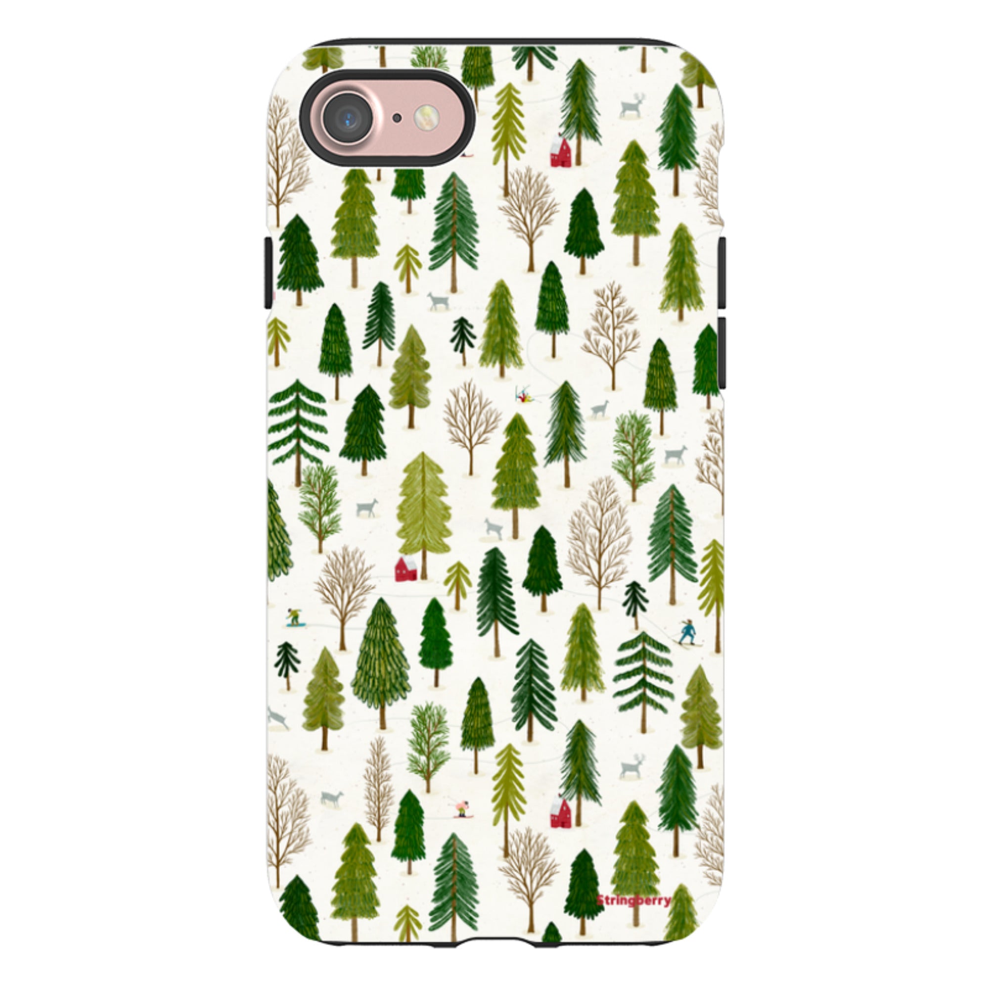 iPhone Tough Case - Winter Landscape IV By Katherine Quinn