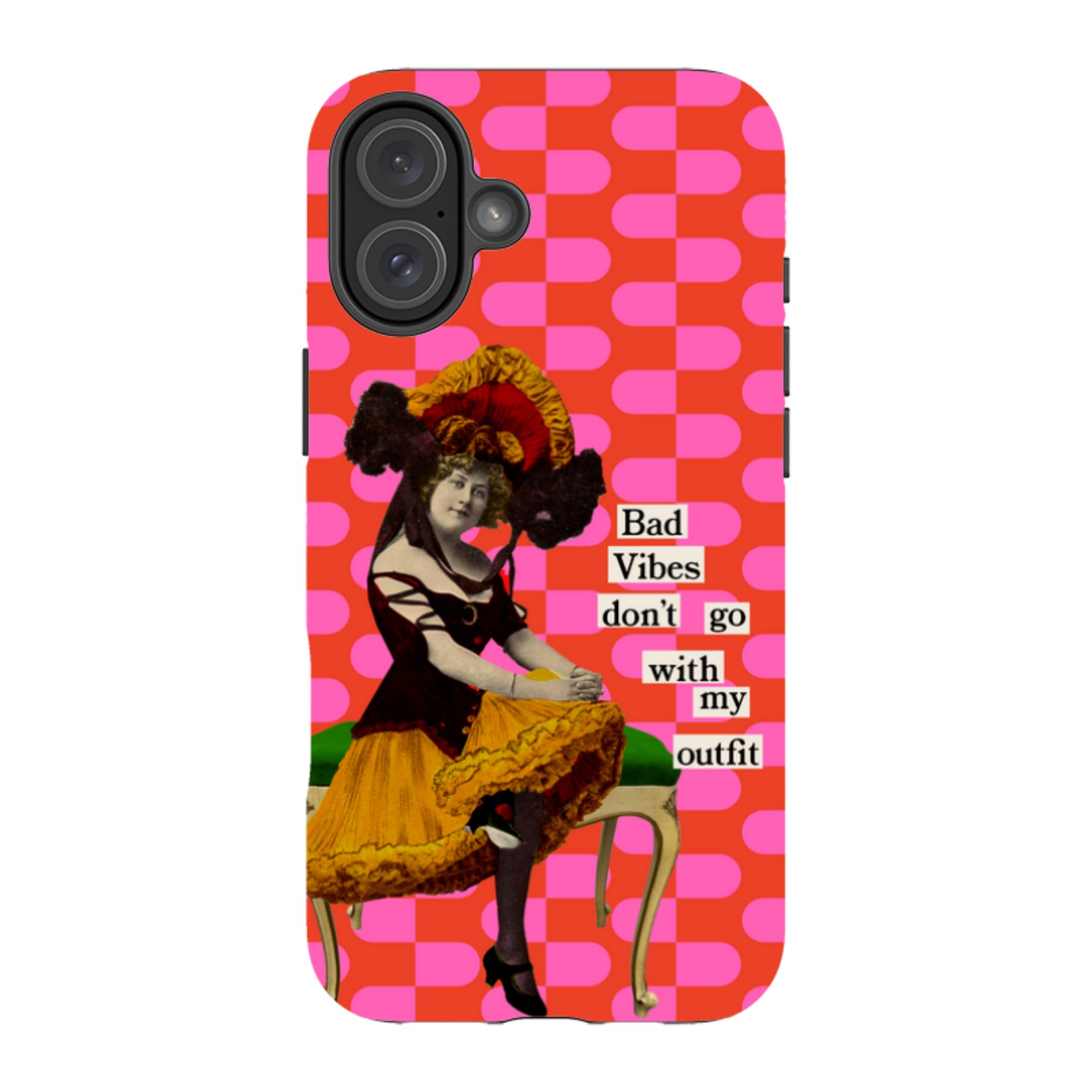 iPhone Tough Case - Bad Vibes By Clare Jordan
