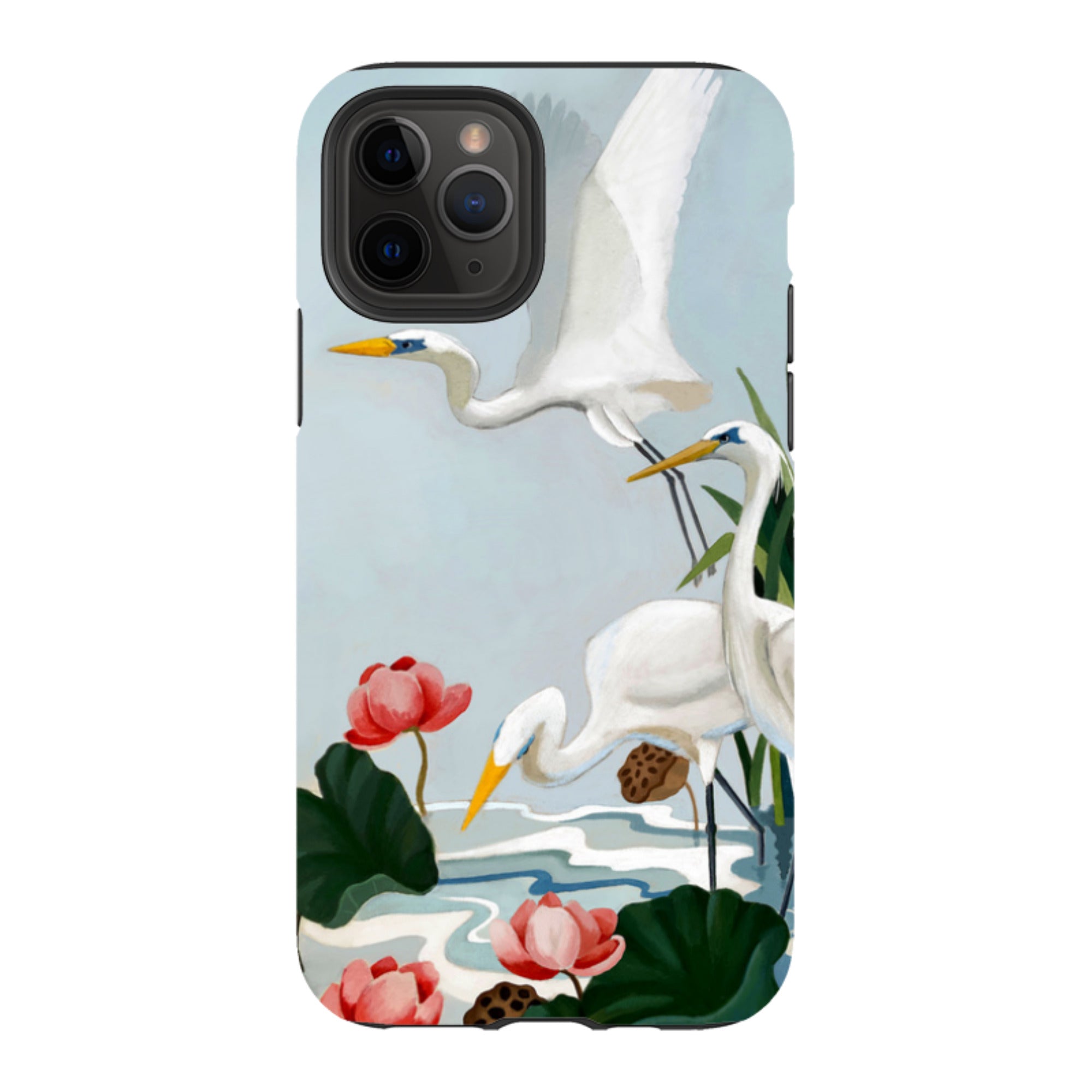 iPhone Tough Case - Egrets And Lillie's By Bex Parkin