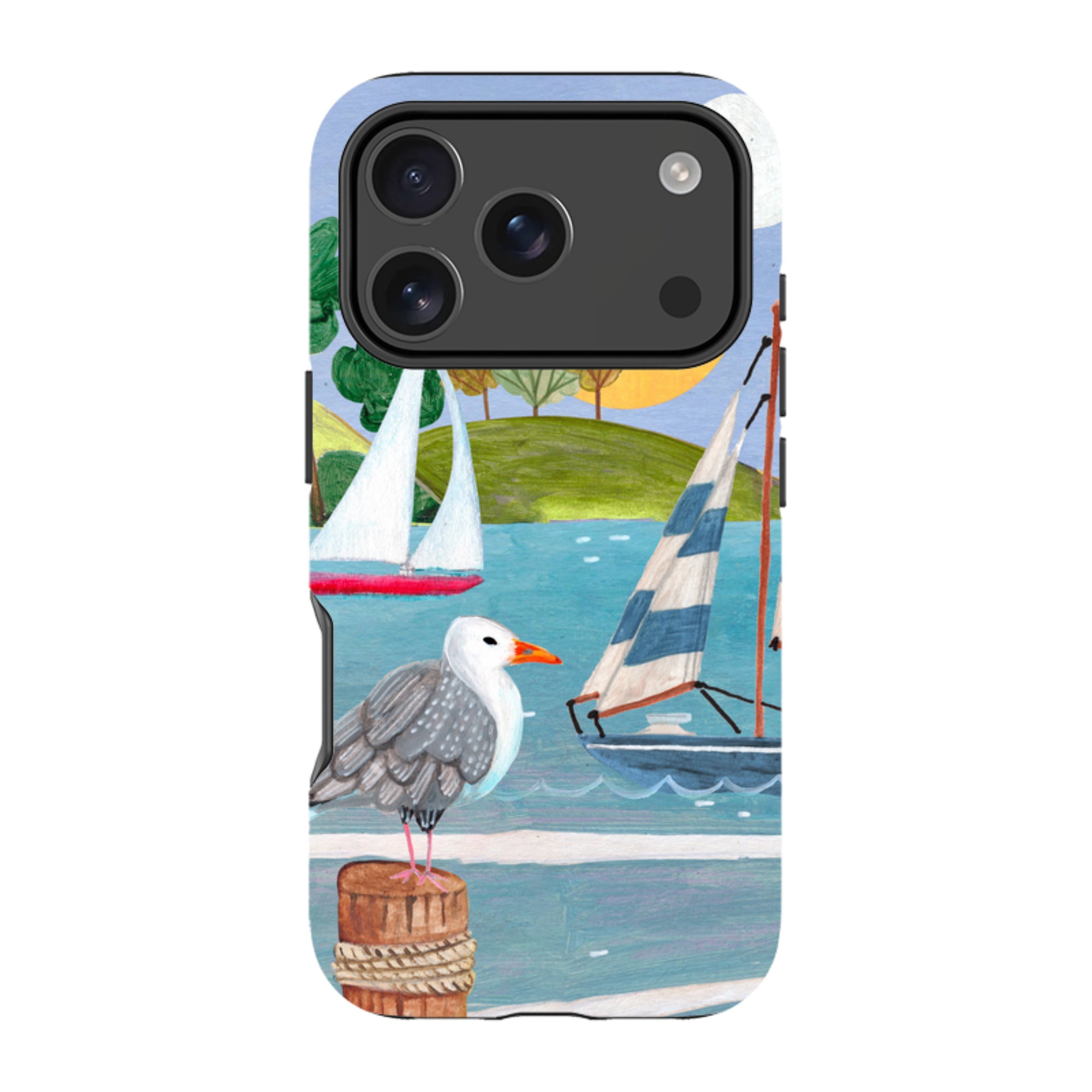 iPhone Tough Case - Sailing By Caroline Bonne Muller