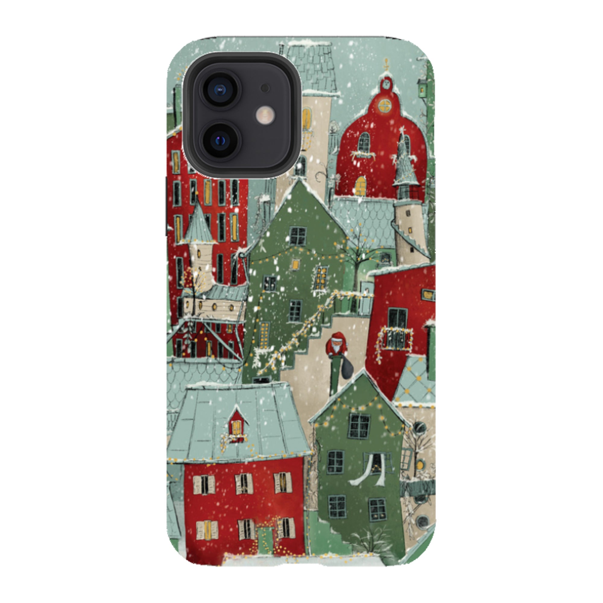 iPhone Tough Case - Citywinkles Red By Maja Lindberg