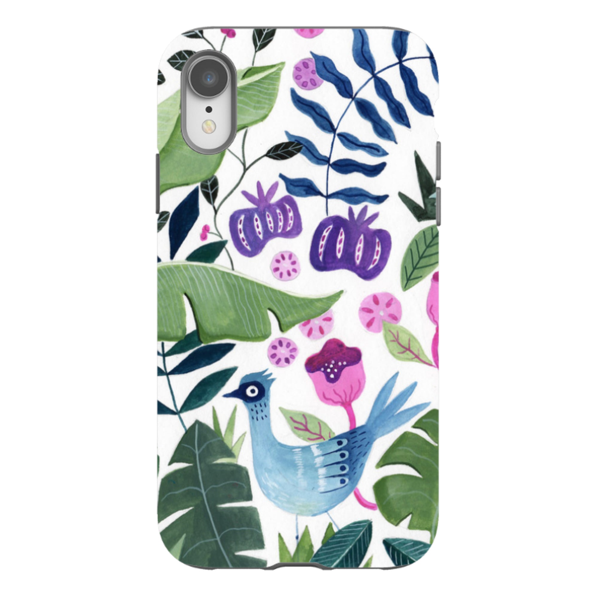iPhone Tough Case - Birds In Forest By Bex Parkin