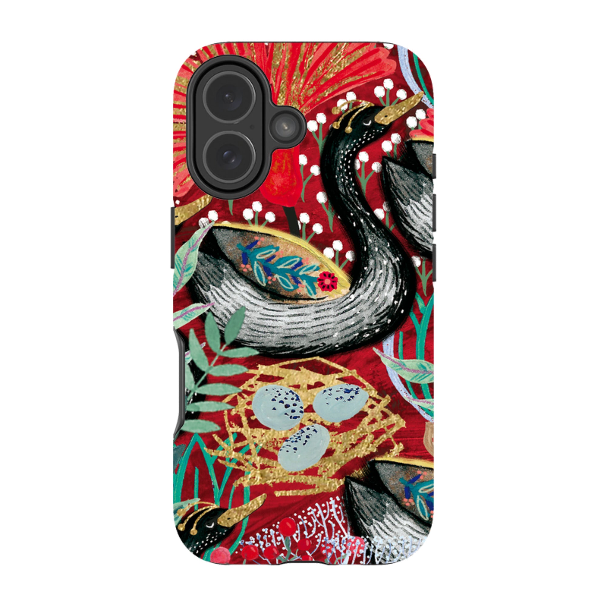 iPhone MagSafe Tough Case - Eight Geese A Laying By Emma Frances Grant