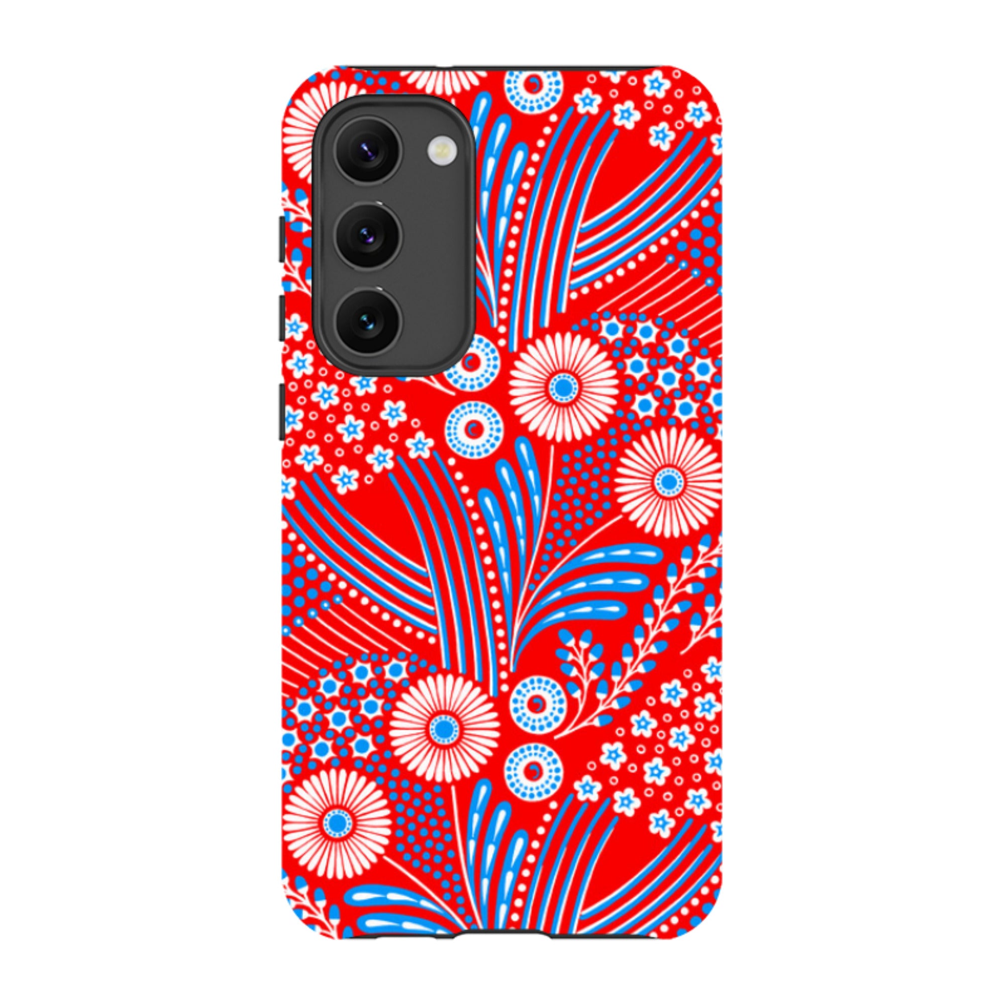 Samsung Tough Case - Red Bouquet By Cressida Bell