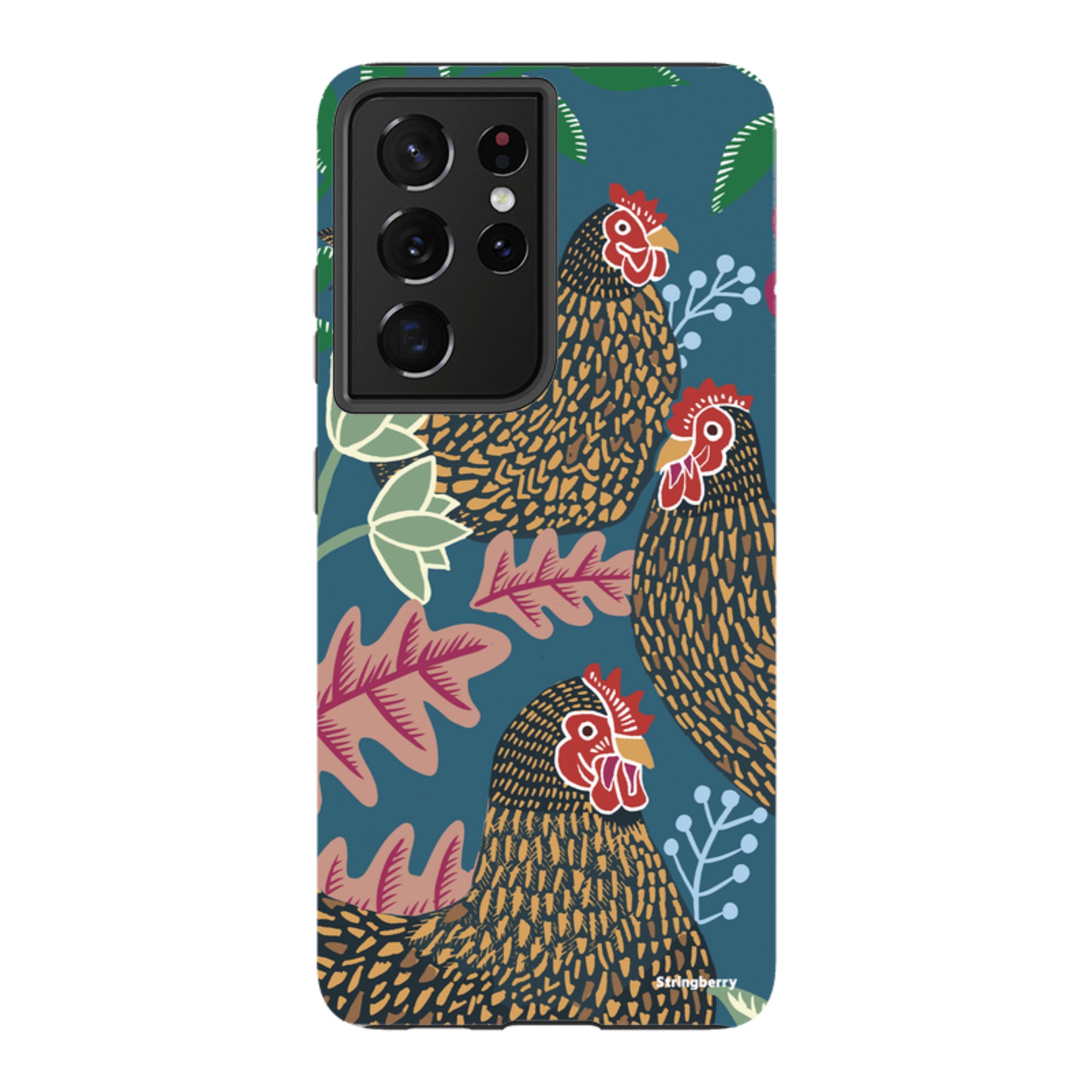 Samsung Tough Case - Three French Hens By Kate Heiss